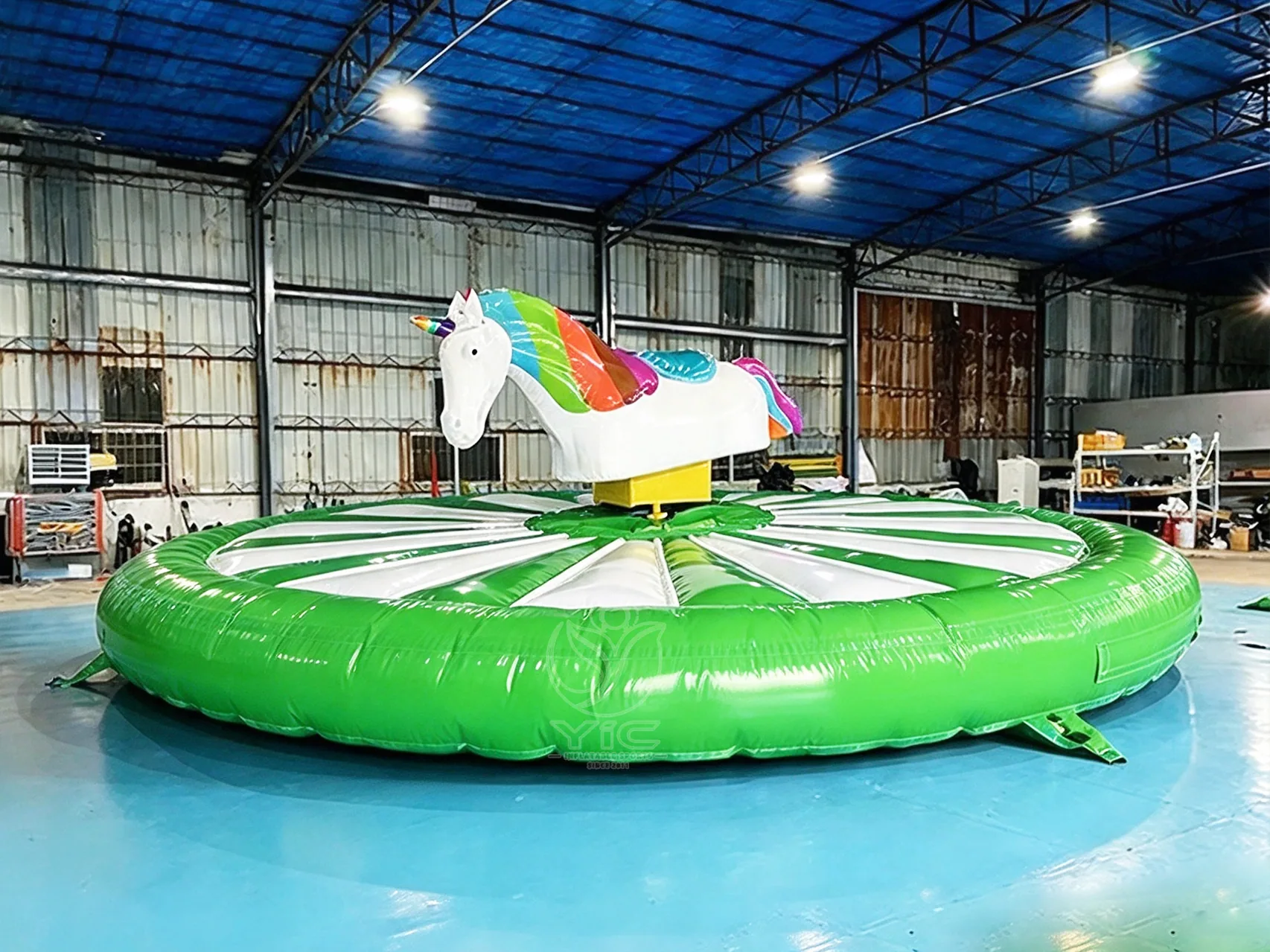 Inflatable unicorn mechanical ride manufacturer product photo 2