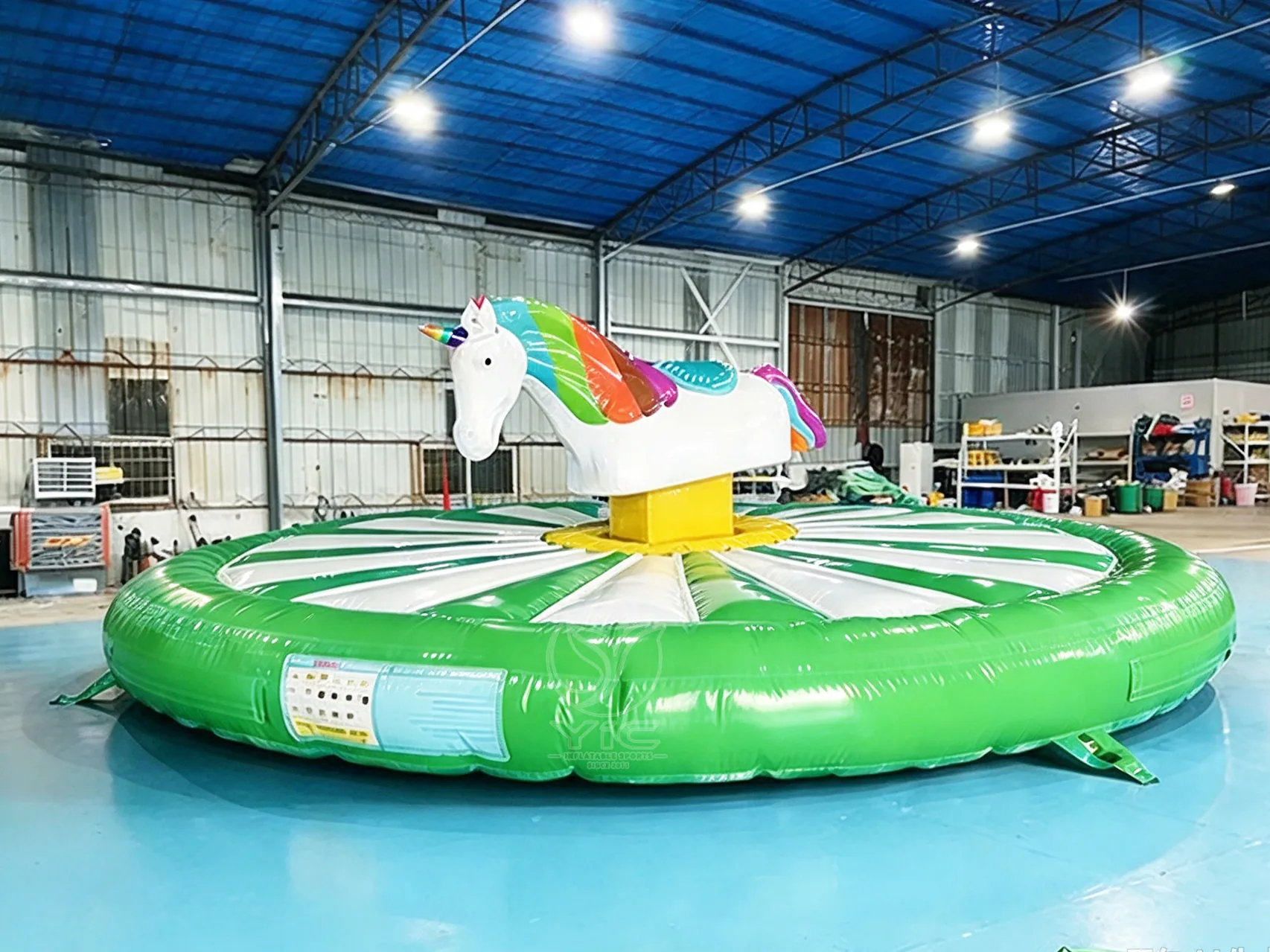 Inflatable unicorn mechanical ride manufacturer product photo 3