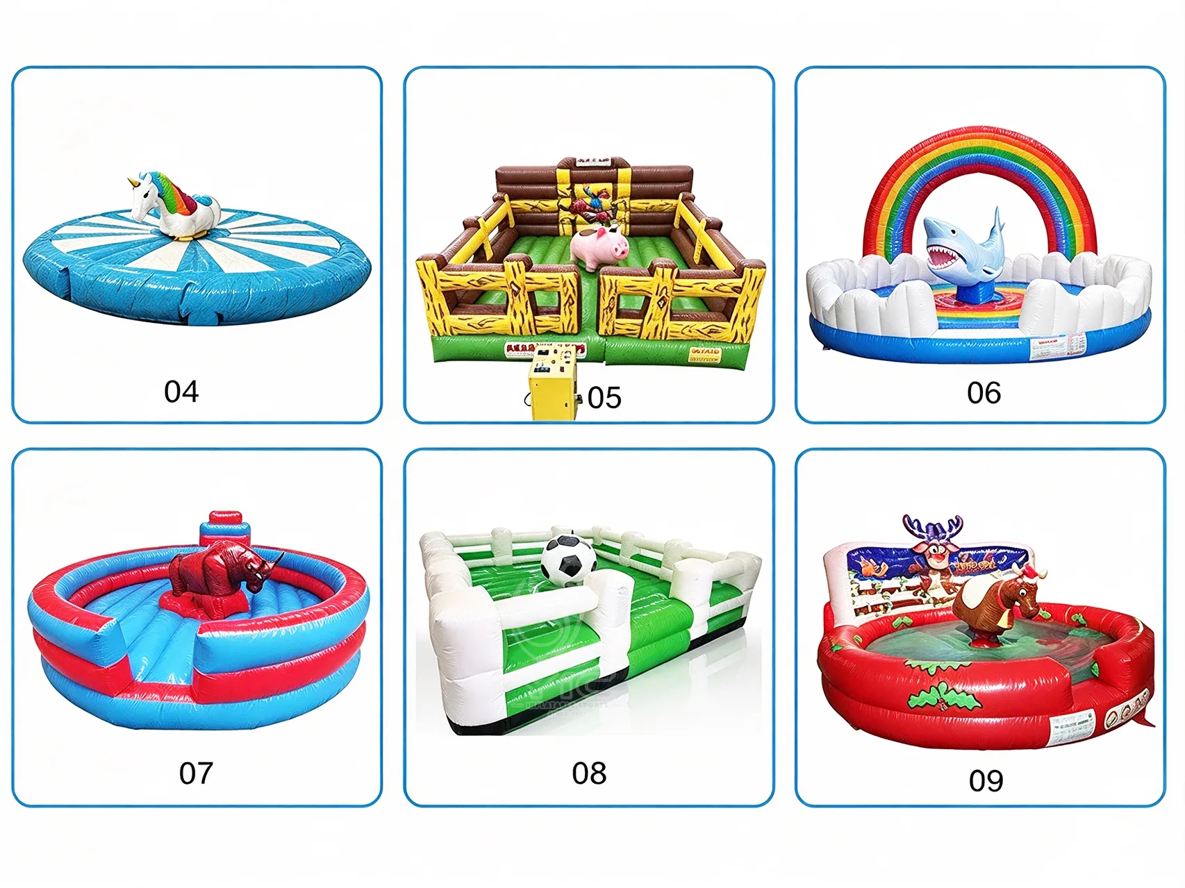 Inflatable unicorn mechanical ride manufacturer product photo 5