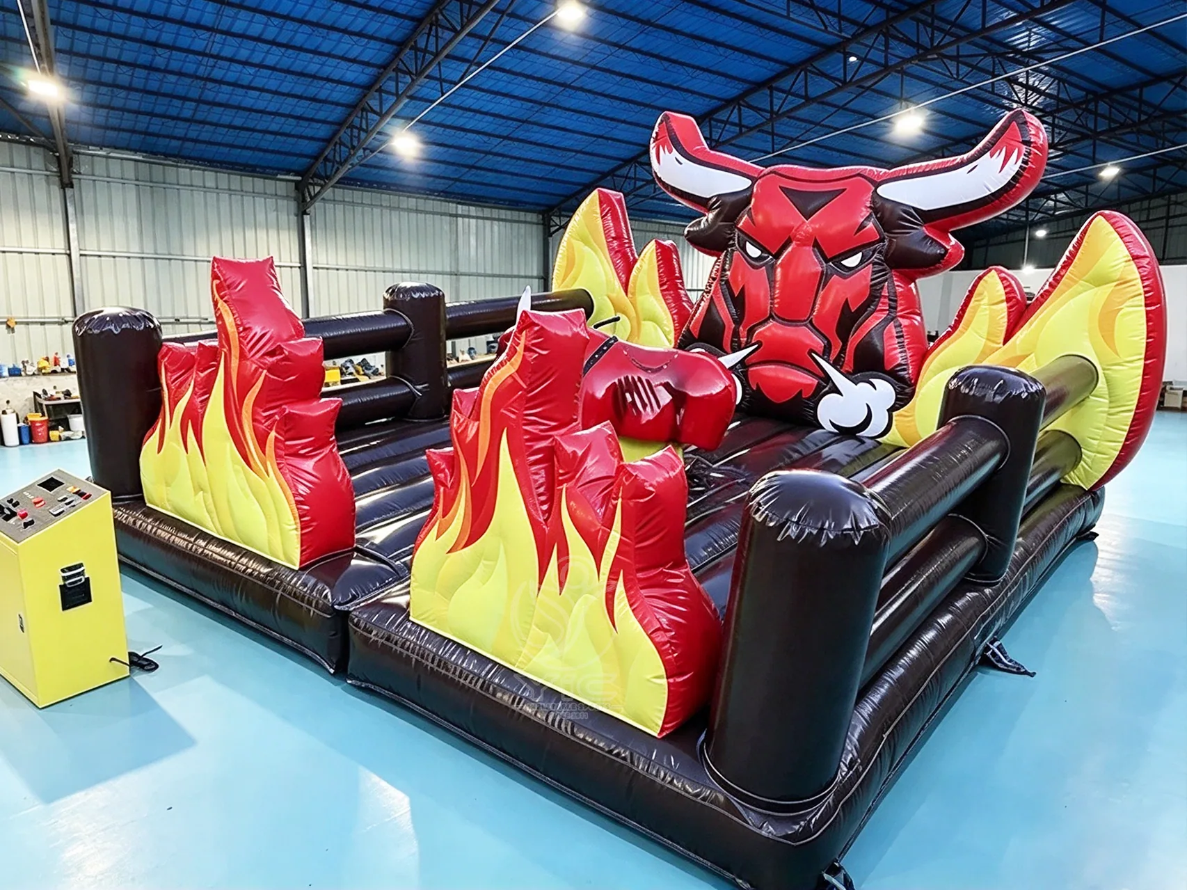 Mechanical bull riding inflatable product photo 2