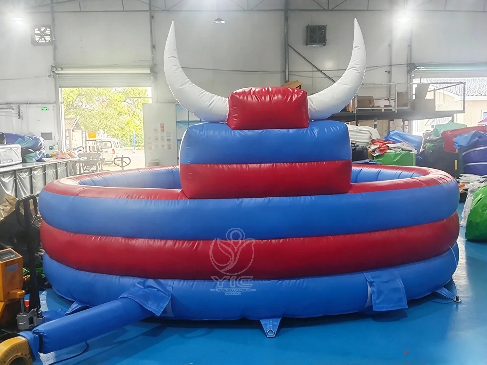 Blow up bull riding machine product photo 2