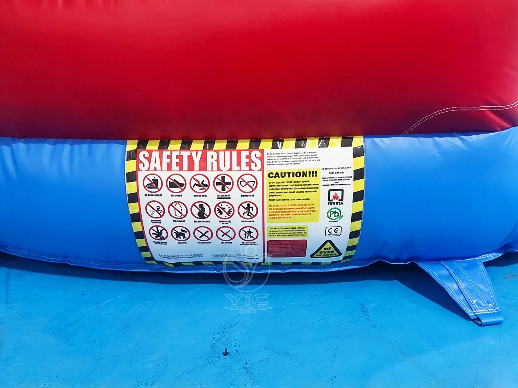 Blow up bull riding machine product photo 5