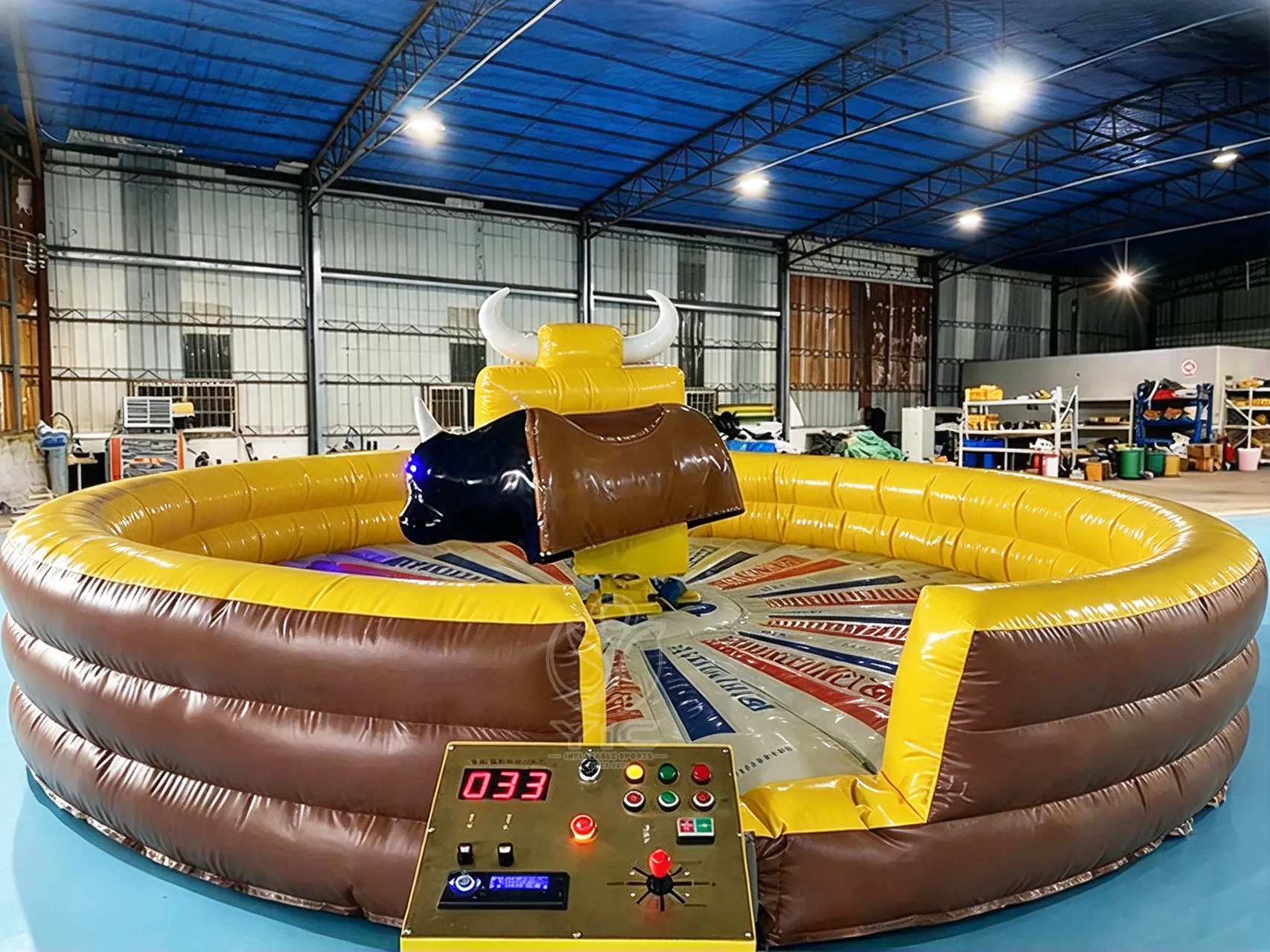 Blow up riding bull product photo 2