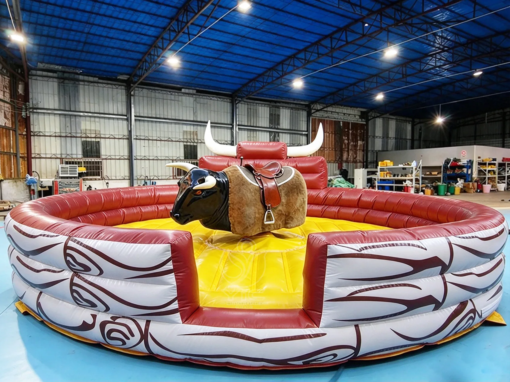 Blow up riding bull product photo 3