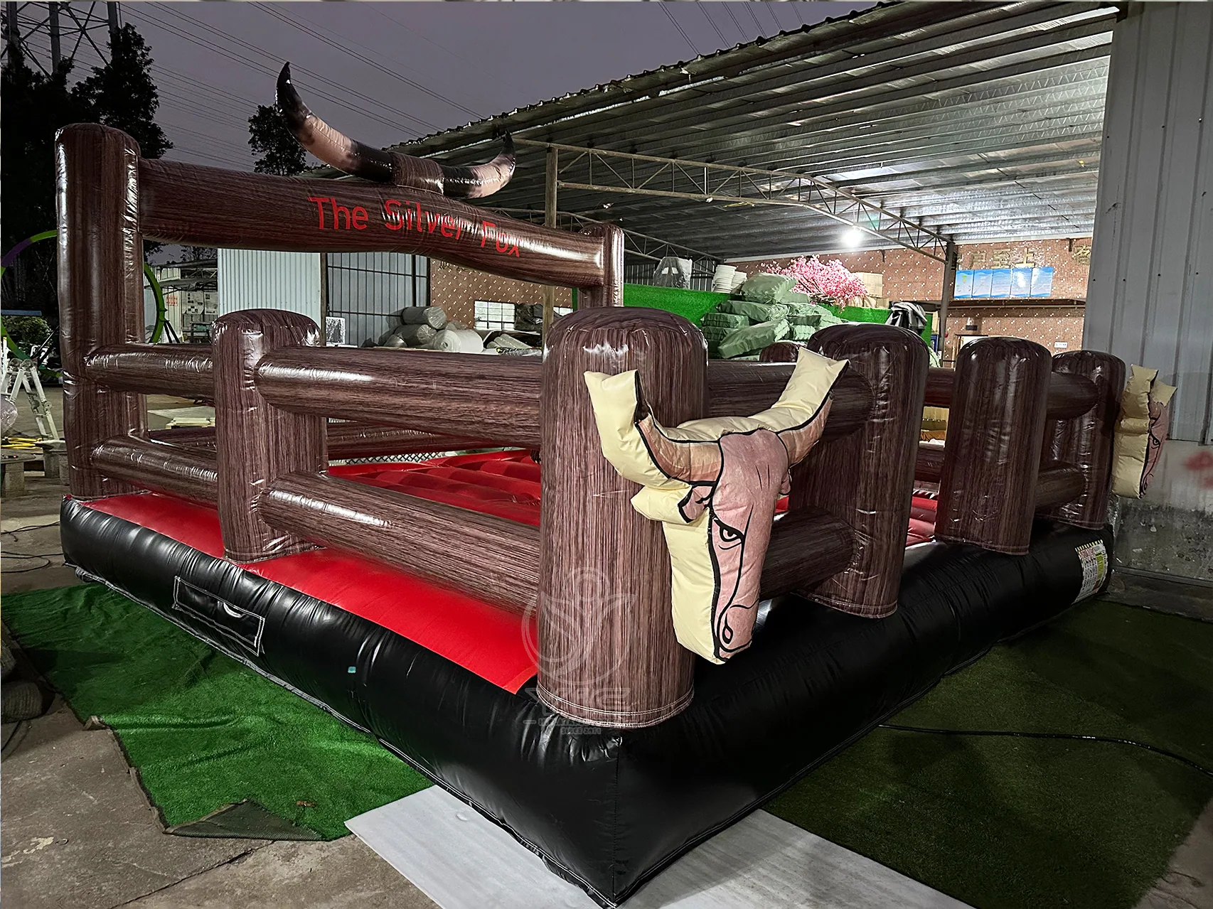Inflatable bull riding machine product photo 3