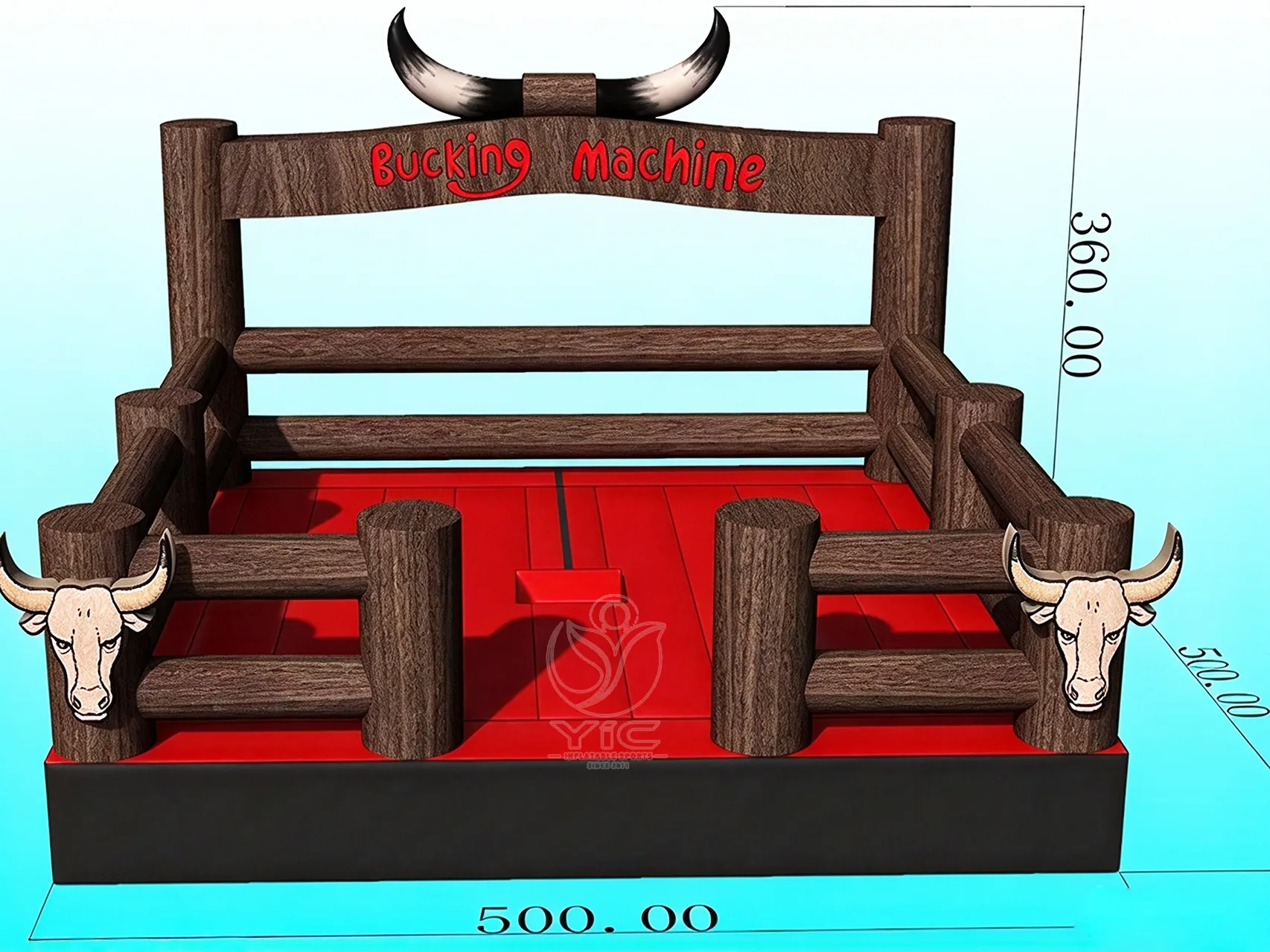 Inflatable rodeo bull for sale product photo 4