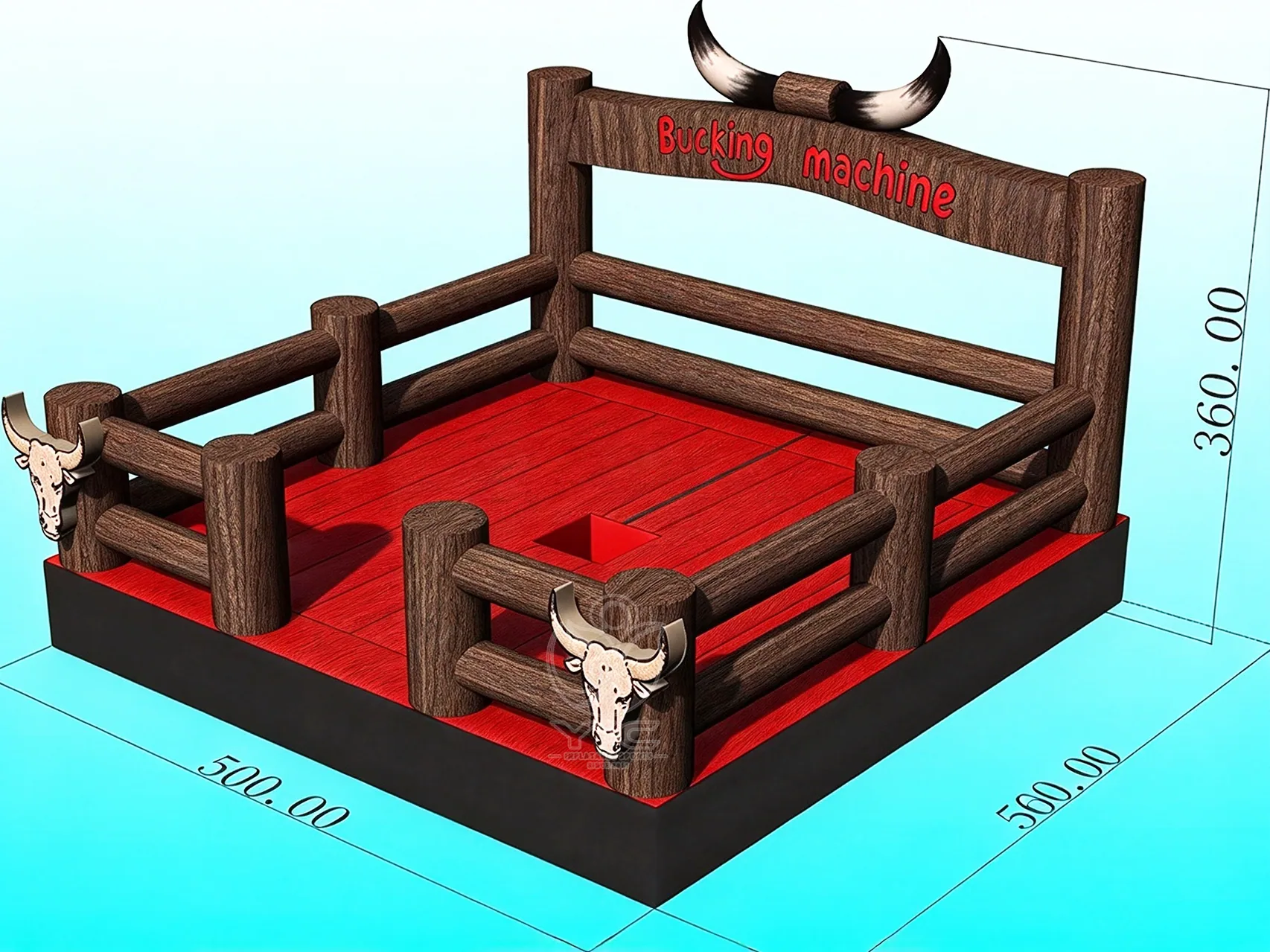 Inflatable rodeo bull for sale product photo 5