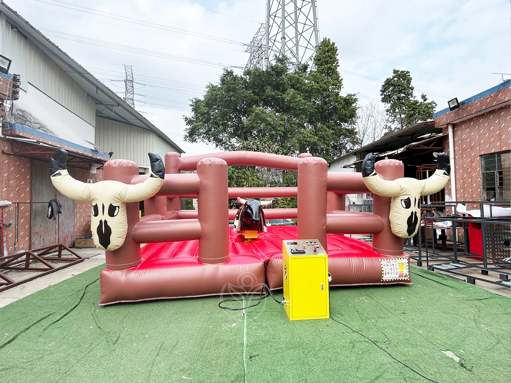 Commercial inflatable mechanical bull product photo 2