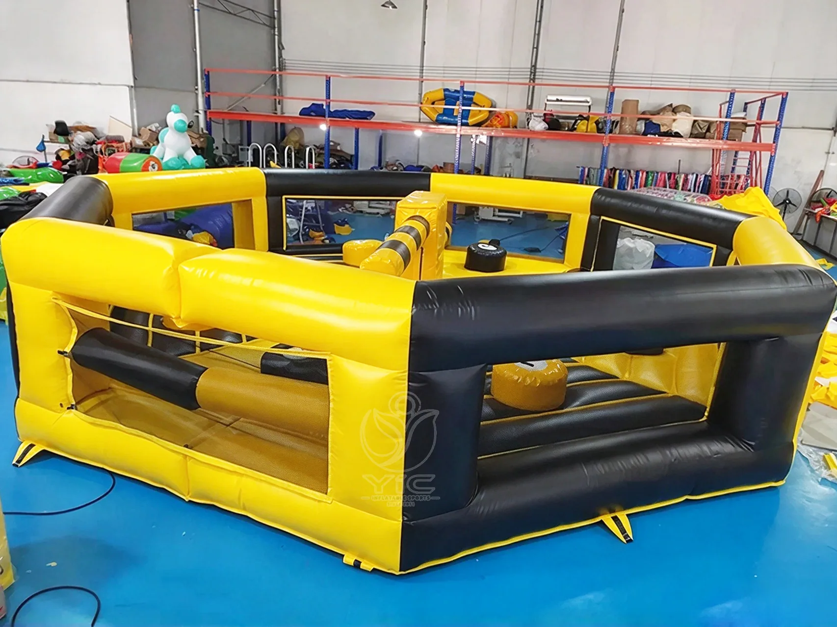 Inflatable wipeout obstacle course rental product photo 3