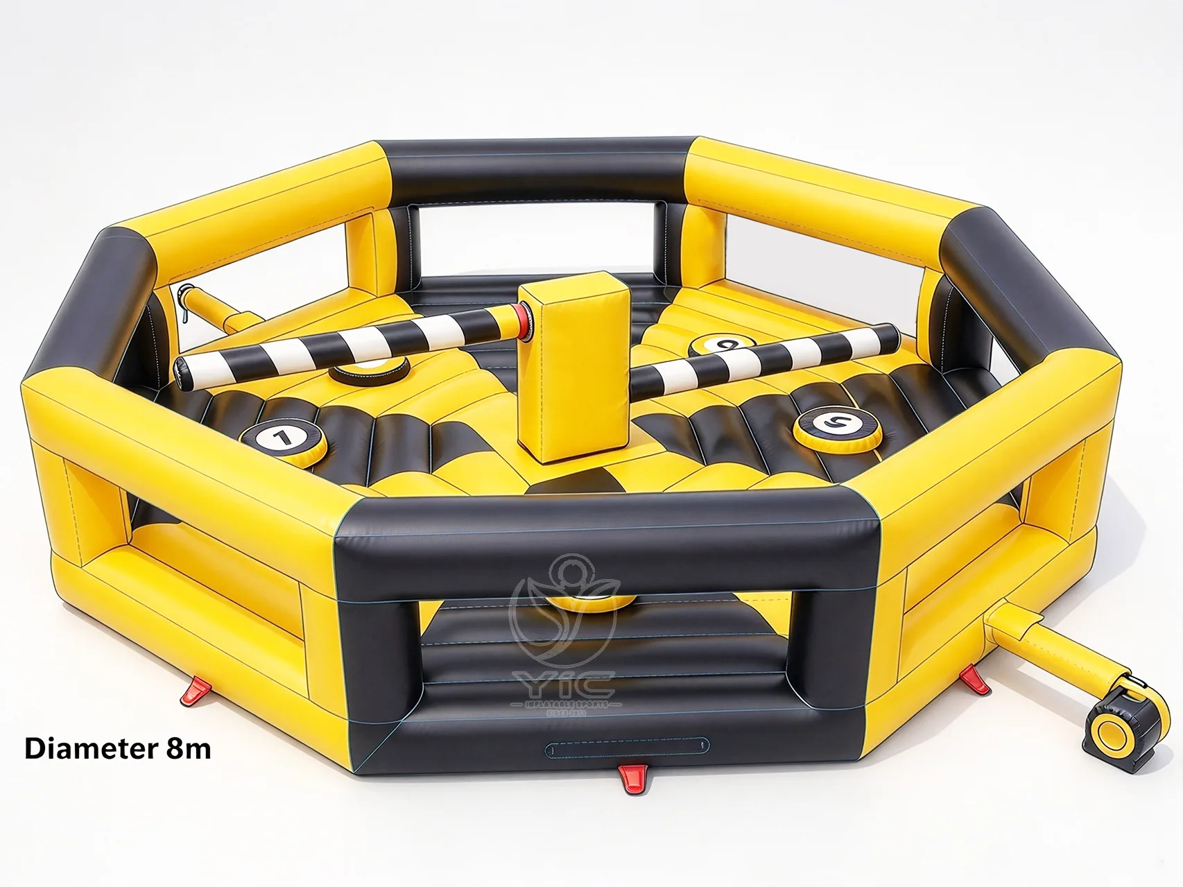 Inflatable wipeout obstacle course rental product photo 5