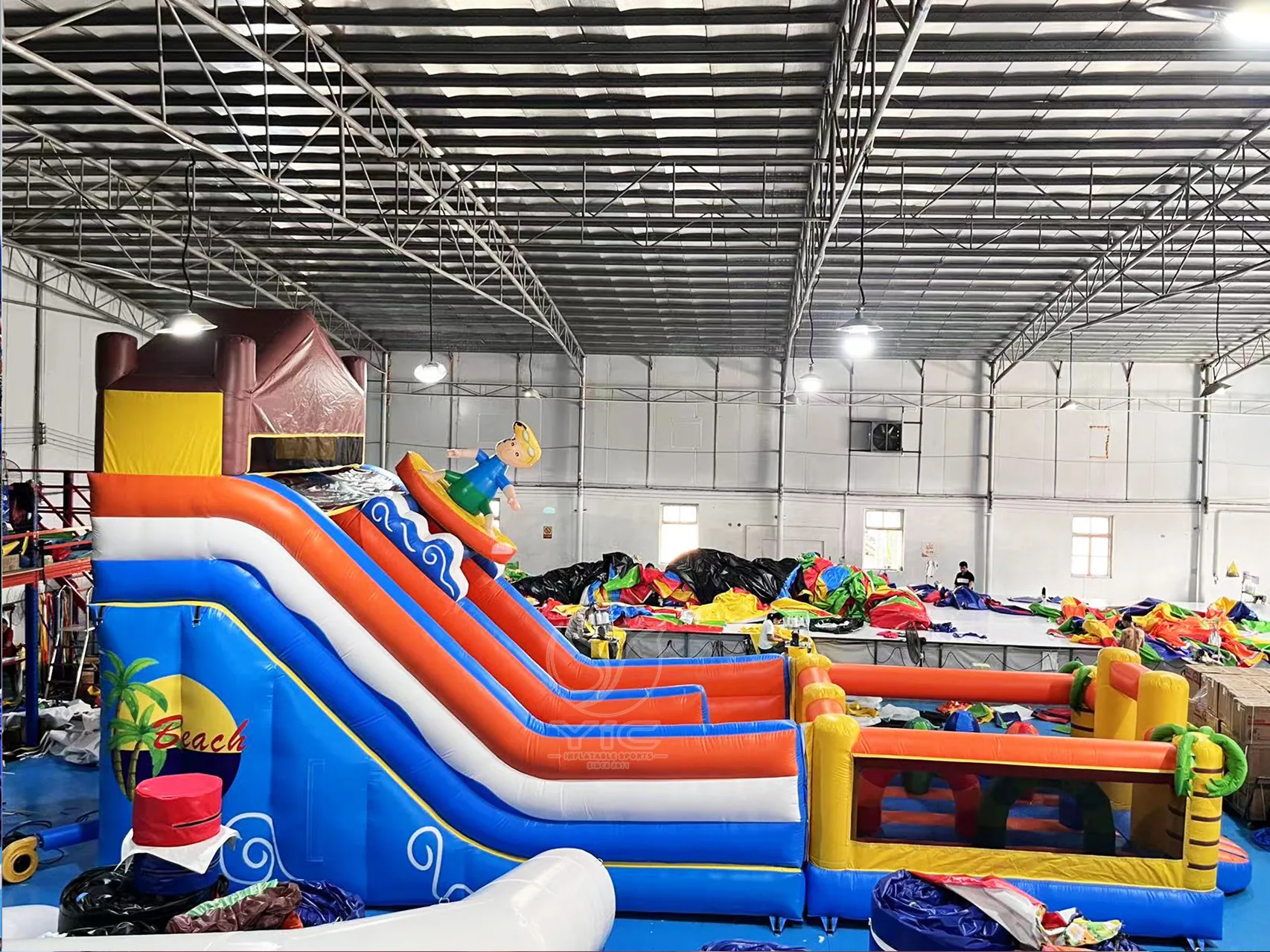 Beach Themed Inflatable Obstacle Course product photo 3