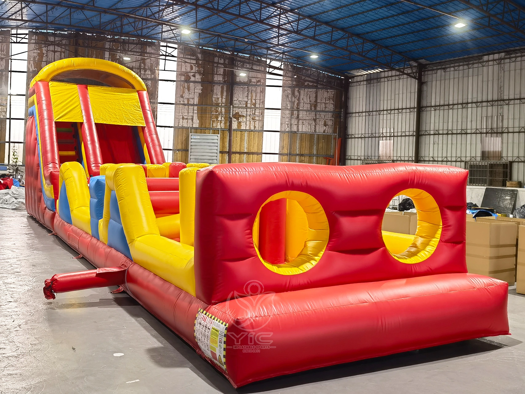 Red and yellow obstacle course product photo 2