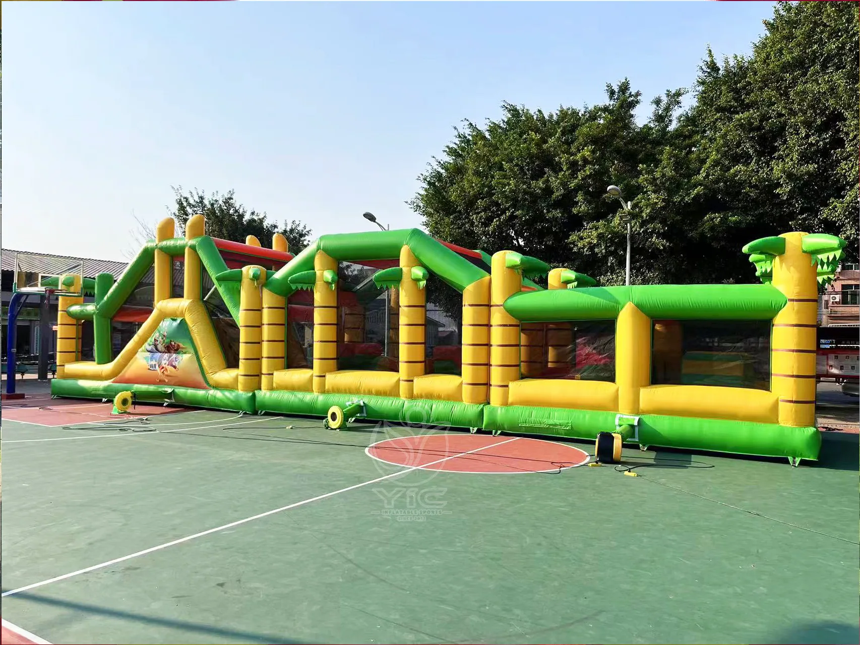 Commercial Jungle Inflatable Obstacle Course product photo 2
