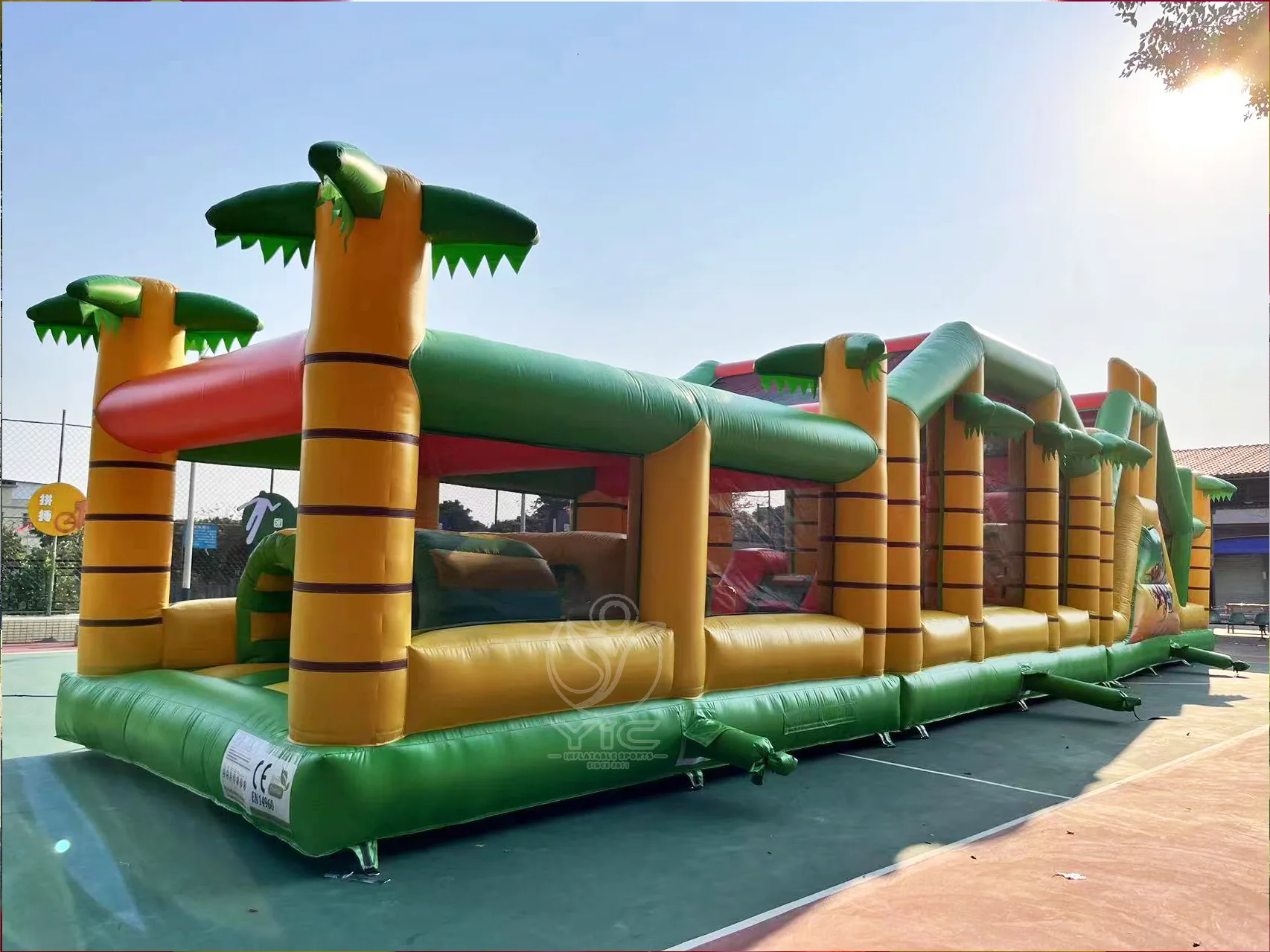 Commercial Jungle Inflatable Obstacle Course product photo 3