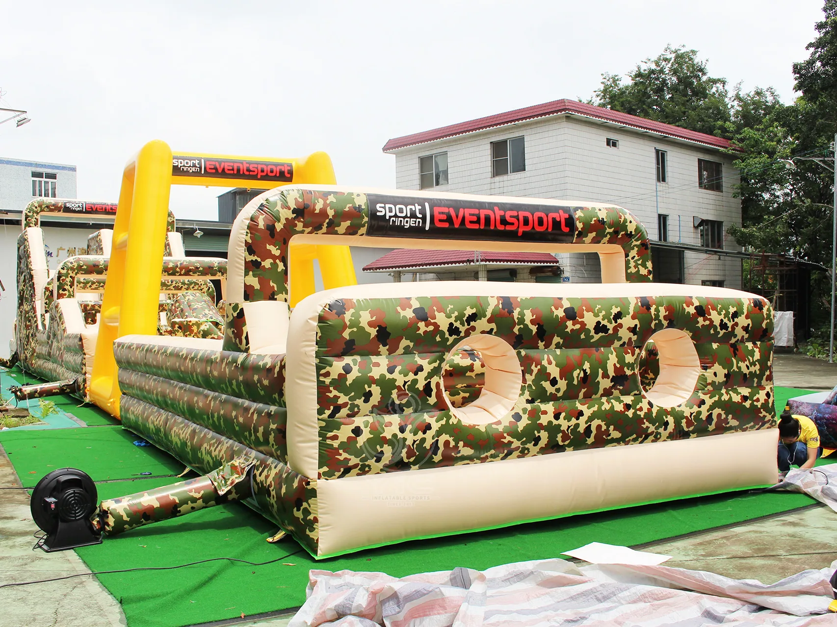 Army Inflatable Obstacle Course product photo 2