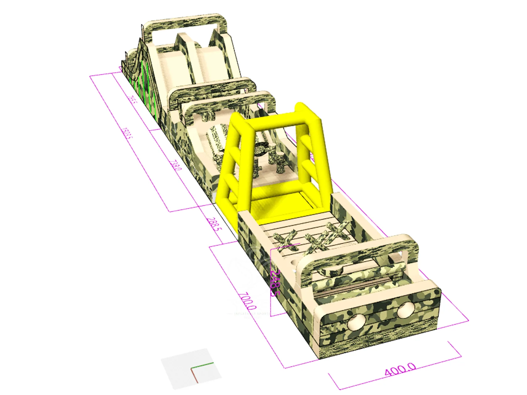 Army Inflatable Obstacle Course product photo 5