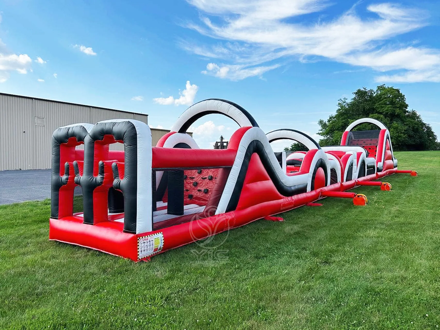 Adult Inflatable Obstacle Course, a commercial adult inflatable obstacle course by YIC Inflatable Sports