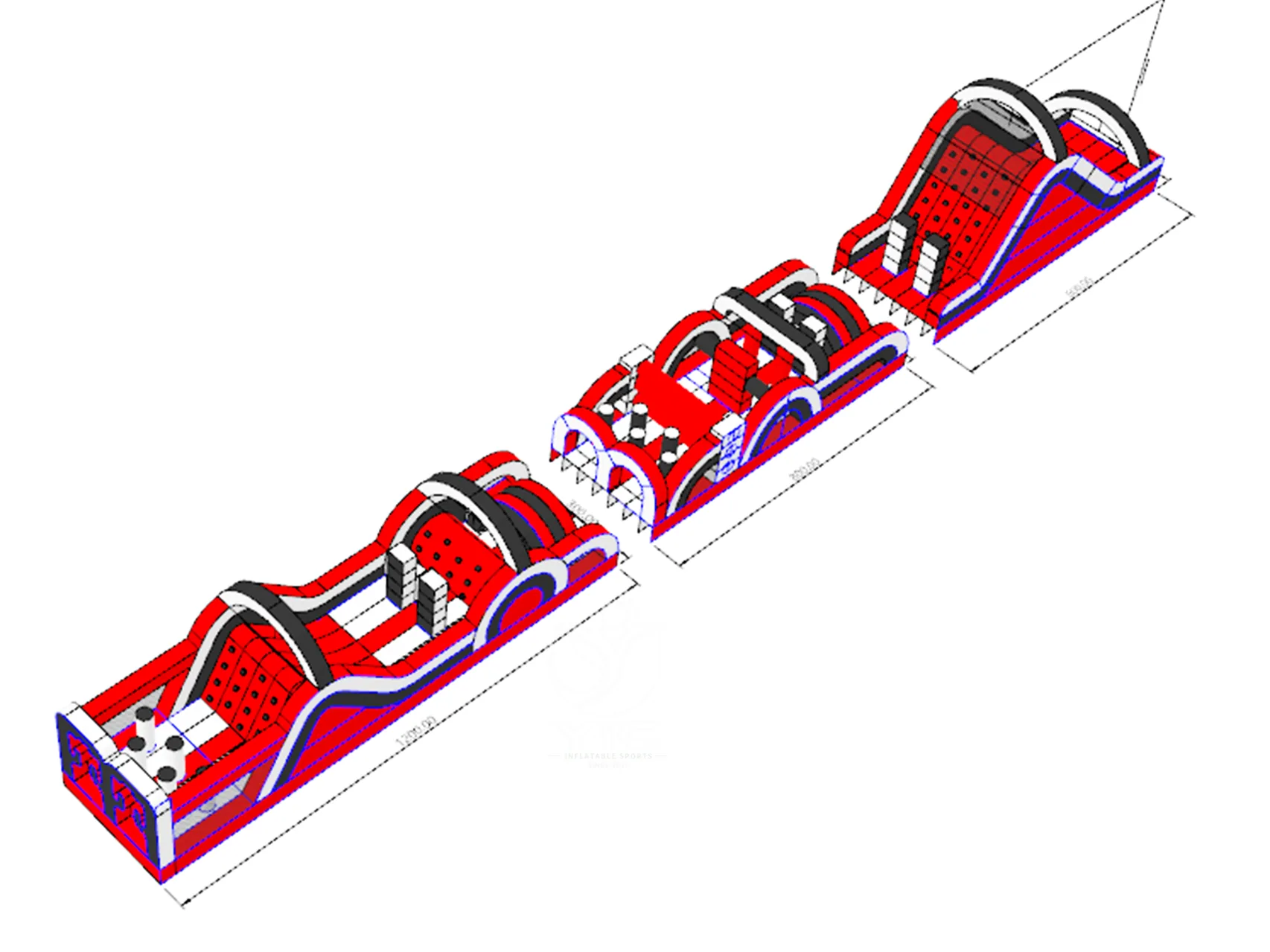 Adult Inflatable Obstacle Course product photo 5