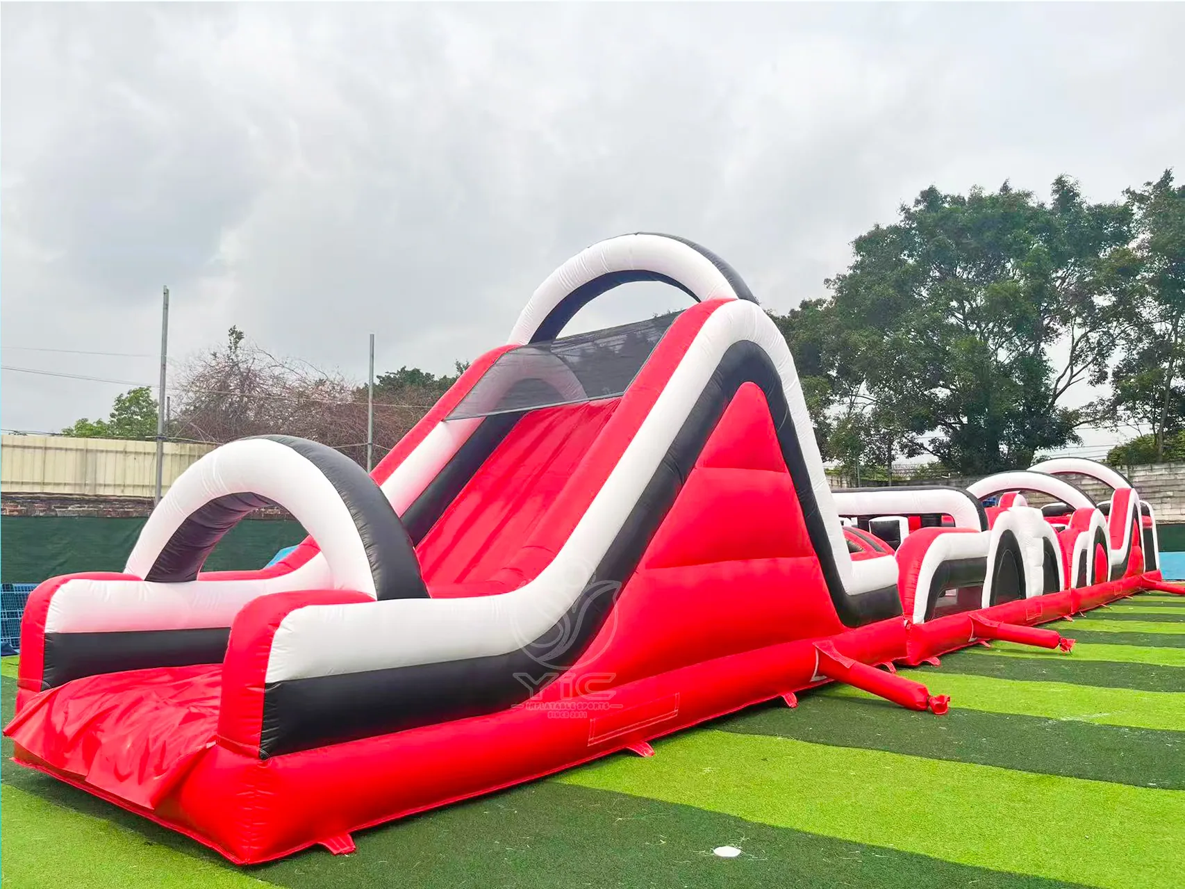 Fun Obstacle Course for Adults, a commercial fun obstacle course for adults by YIC Inflatable Sports