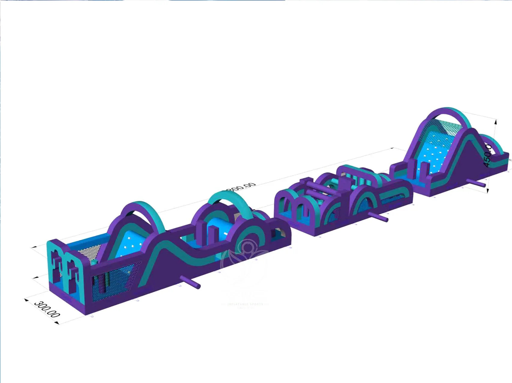 Ninja Challenge Inflatable Obstacle Course product photo 5
