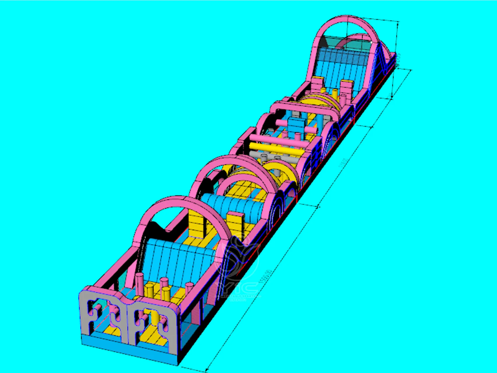 5K Inflatable Obstacle Course product photo 5
