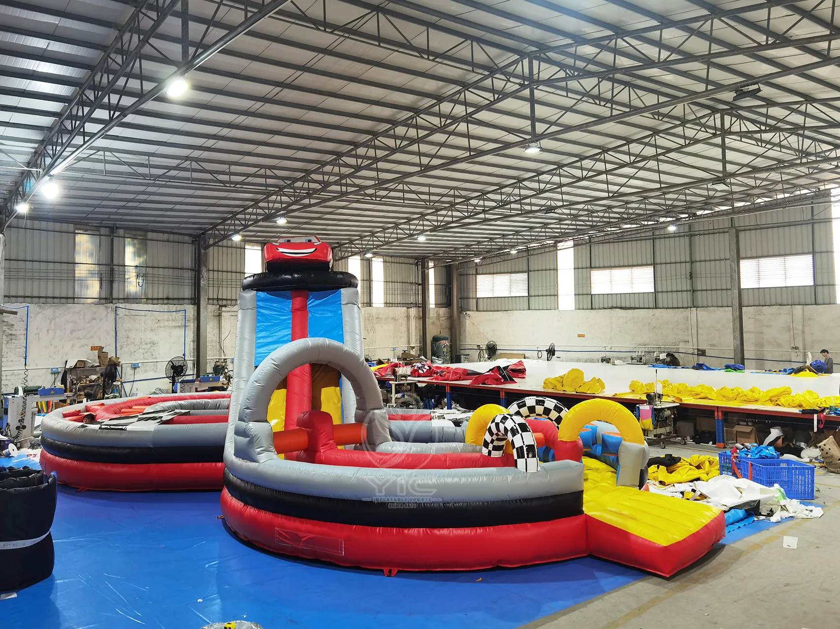 Car Park Inflatable Obstacle Course product photo 2
