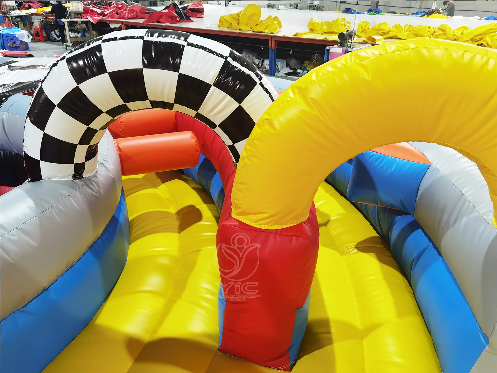 Car Park Inflatable Obstacle Course product photo 5
