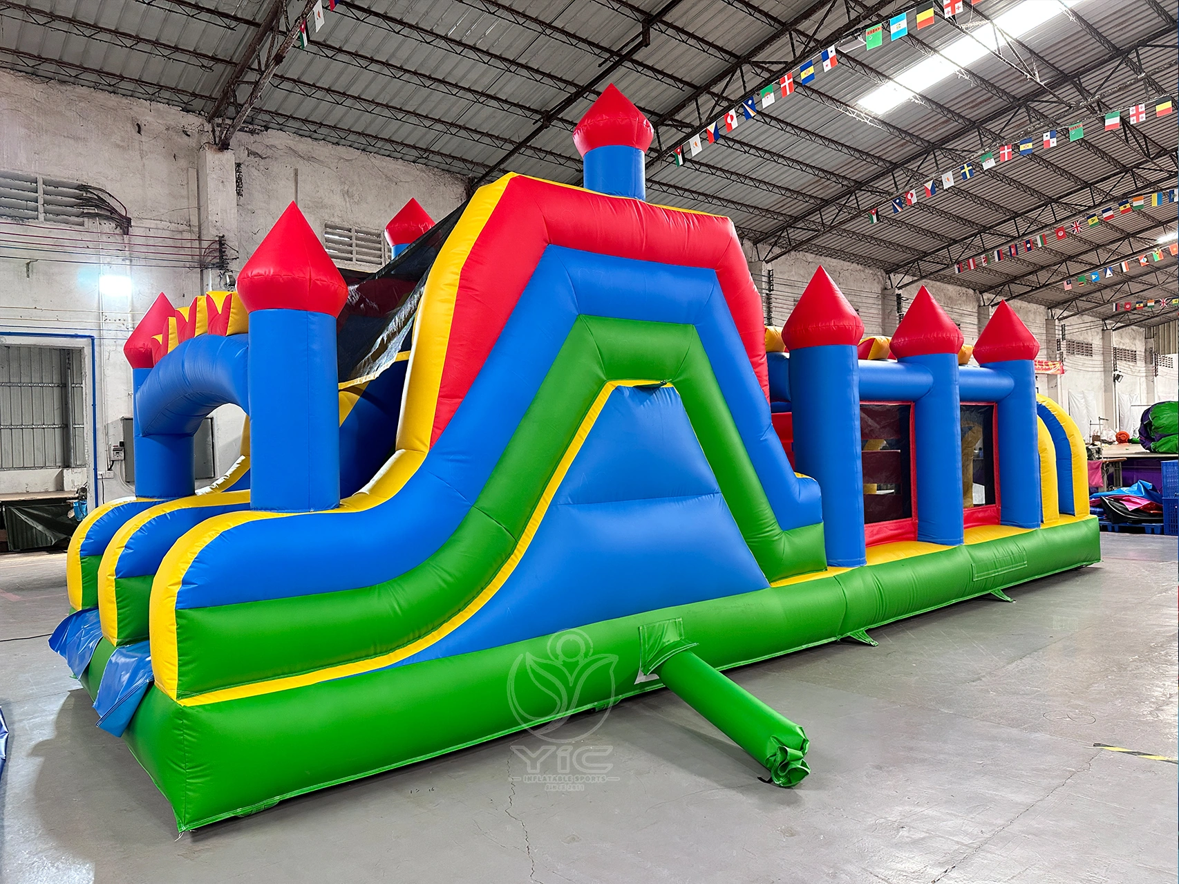 Red and blue obstacle course product photo 3