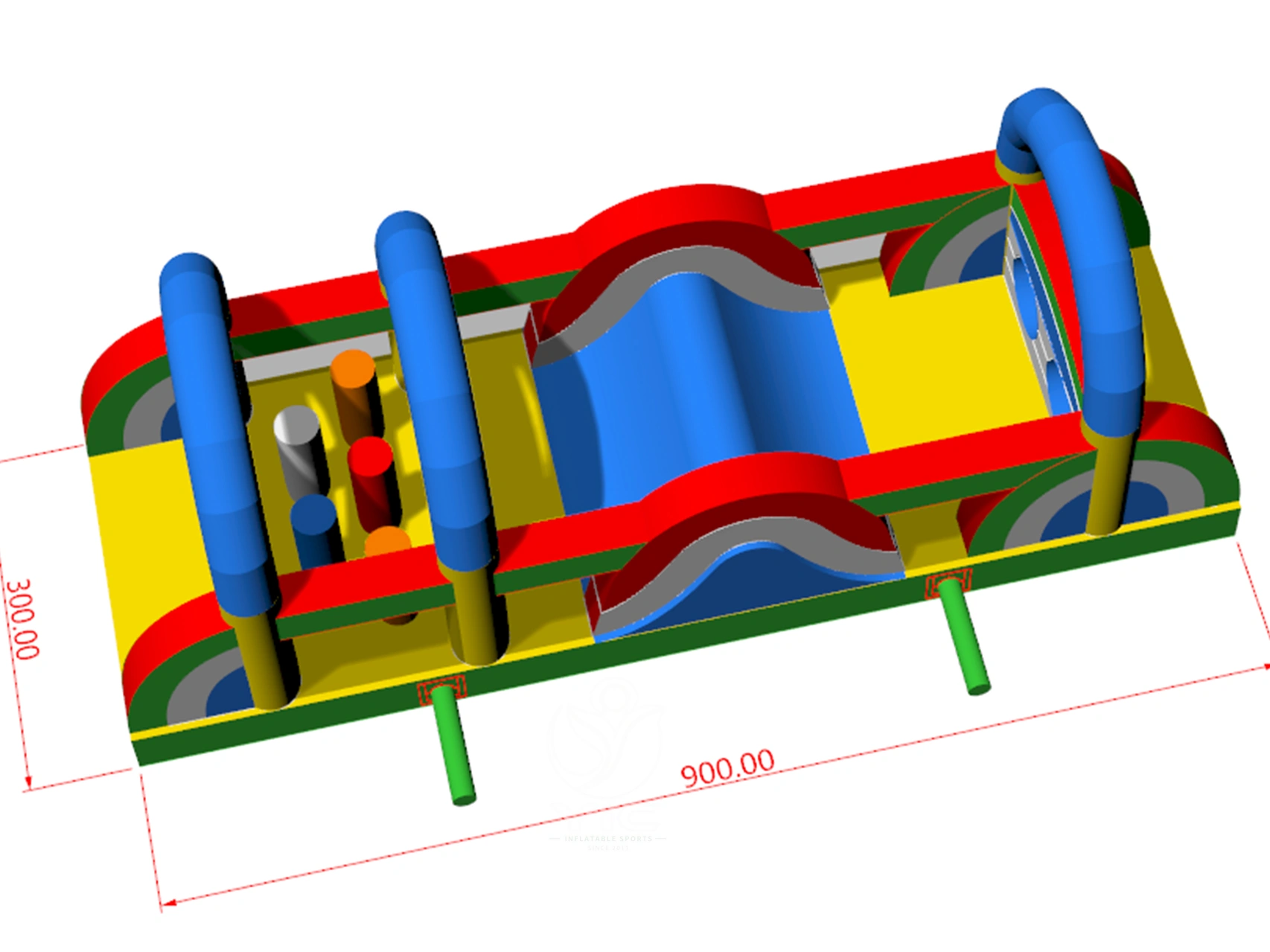Ninja warrior kids obstacle course product photo 5