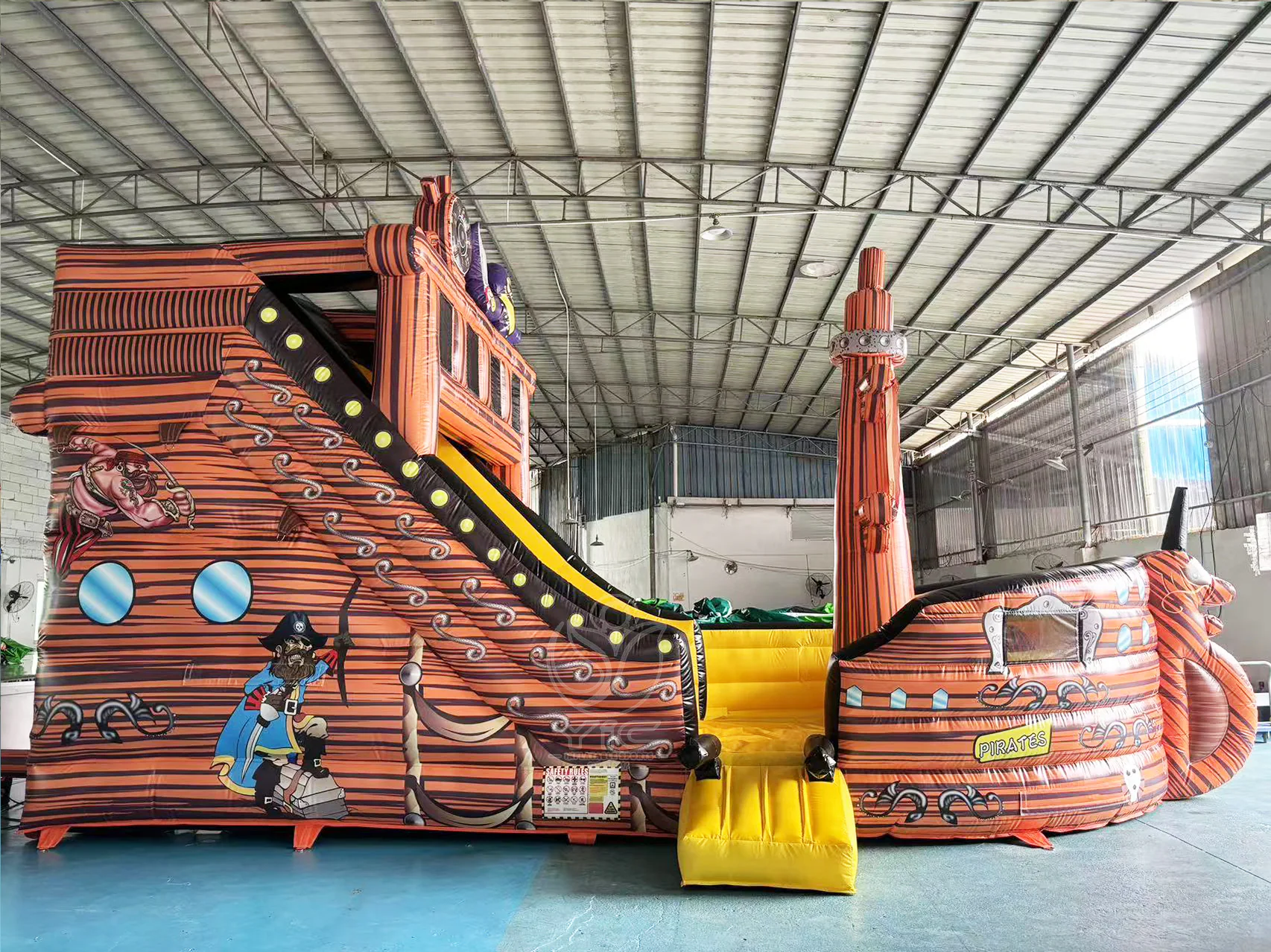 Inflatable pirate ship slide product photo 3