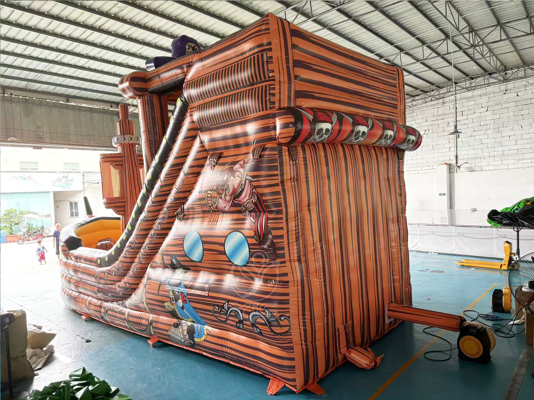 Inflatable pirate ship slide product photo 4