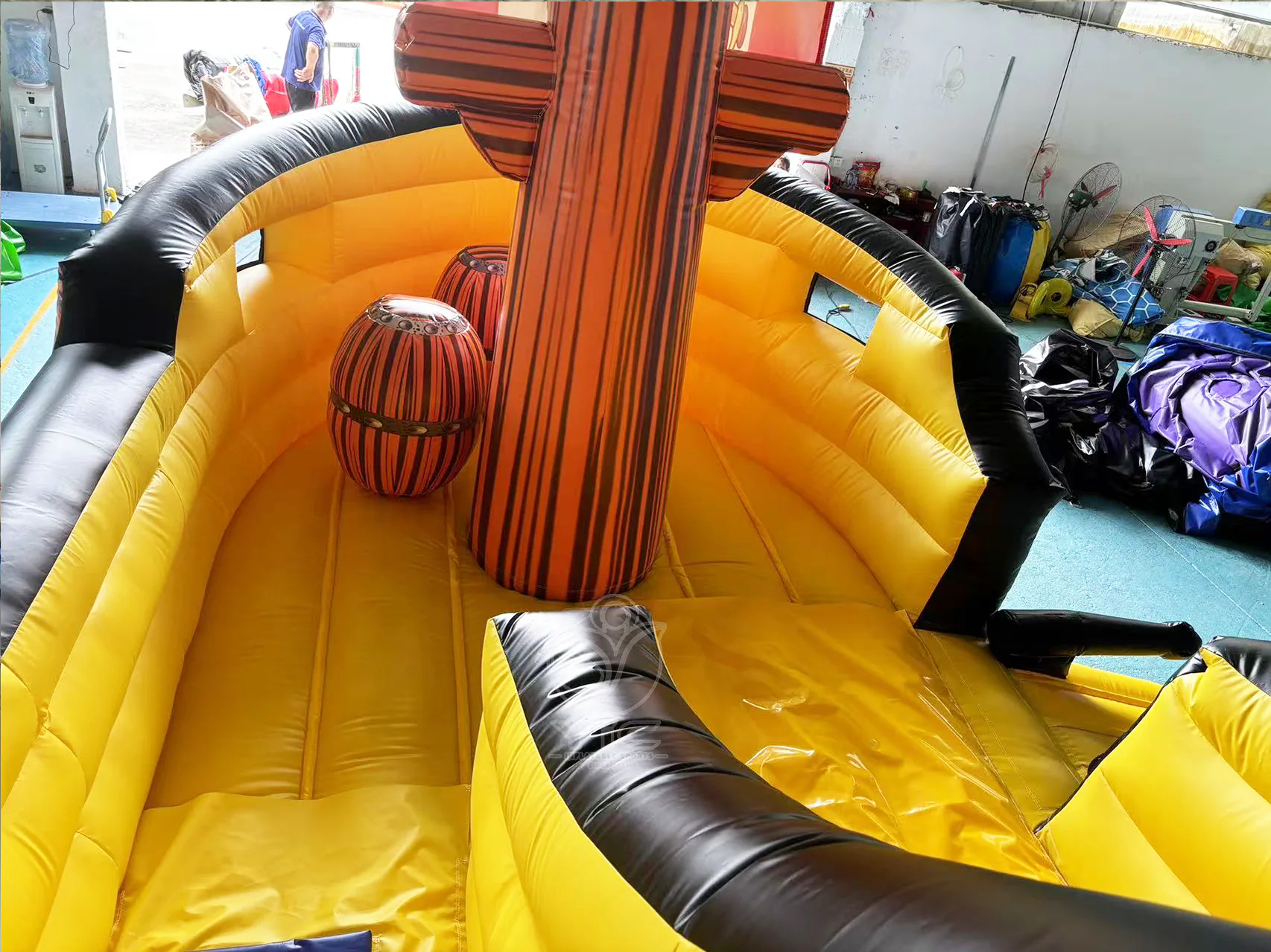 Inflatable pirate ship slide product photo 5