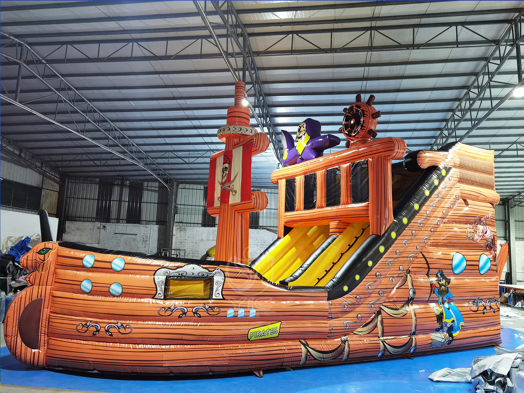 Pirate ship jumping castle product photo 3