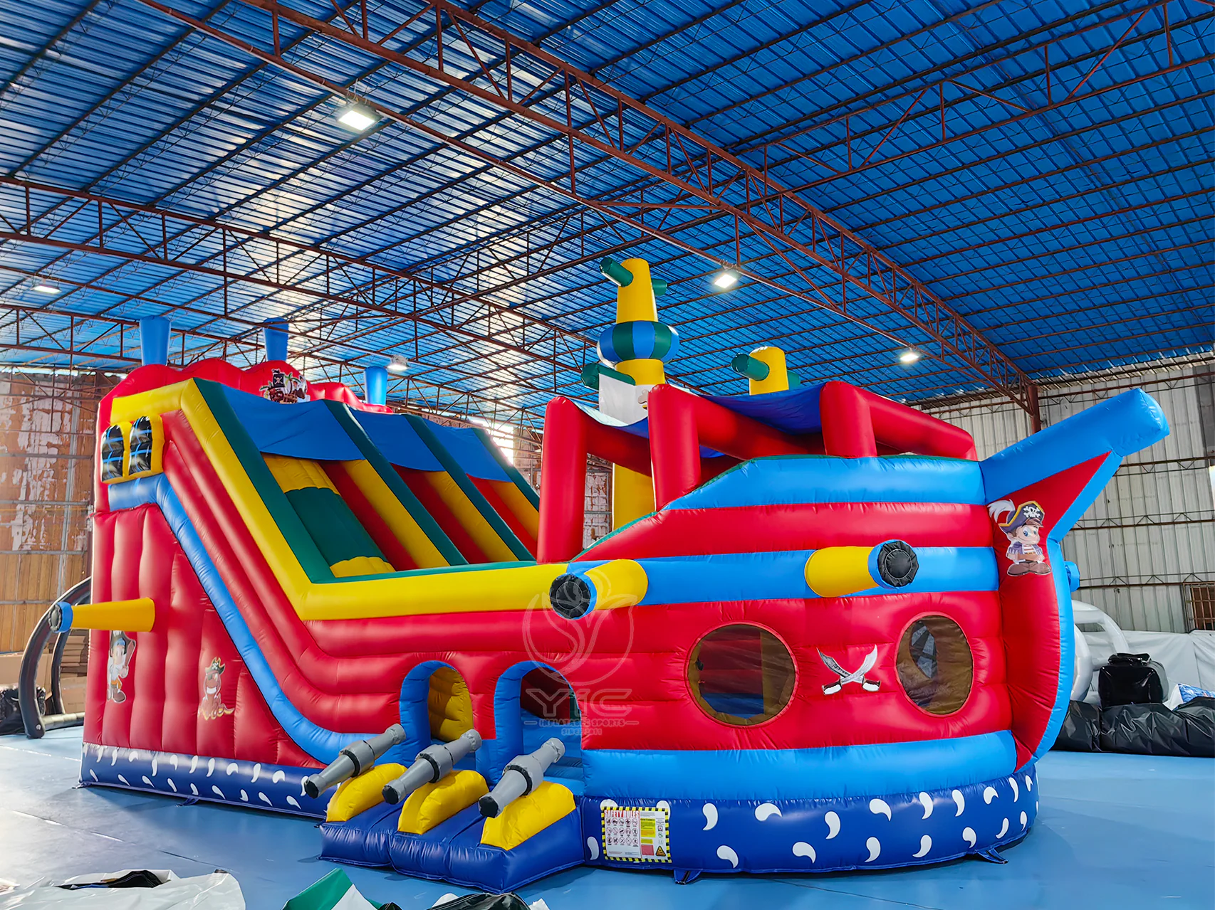Giant pirate ship inflatable, a commercial giant pirate ship inflatable by YIC Inflatable Sports