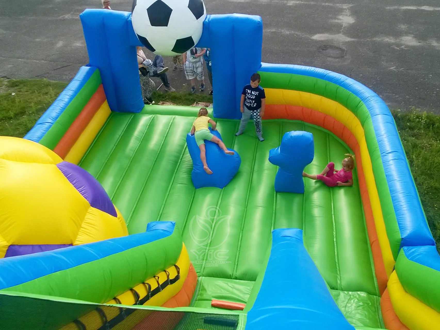 Inflatable soccer slide product photo 3