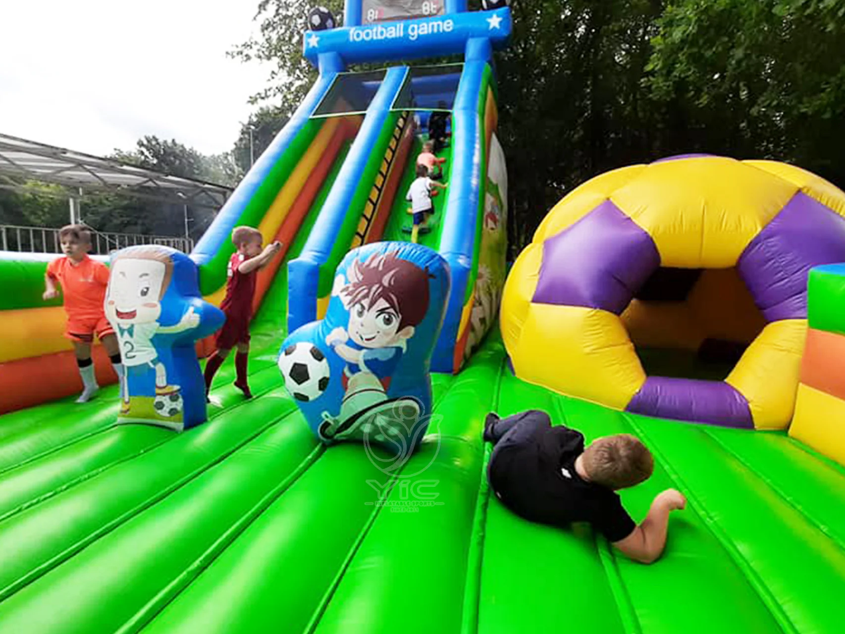 Inflatable soccer slide product photo 4