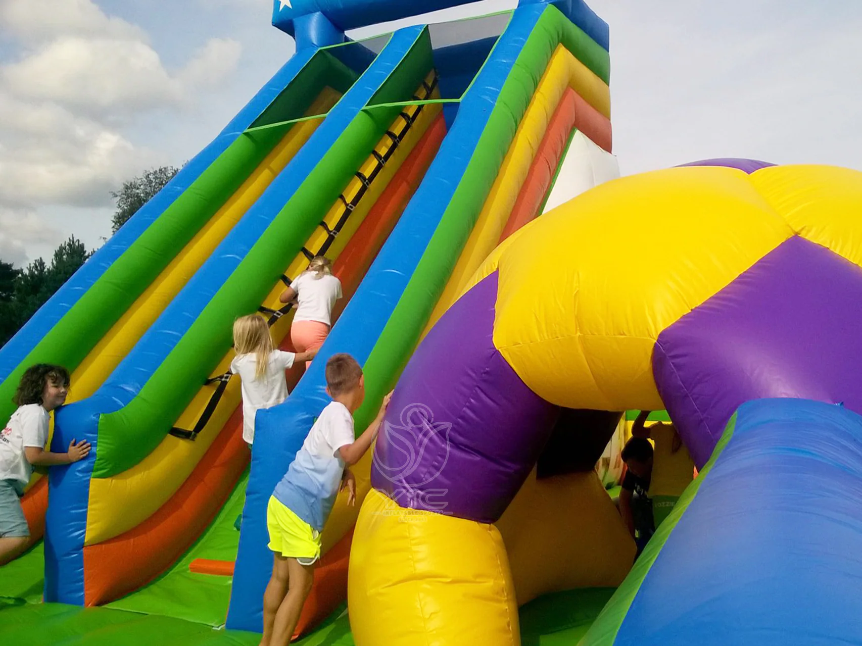 Inflatable soccer slide product photo 5
