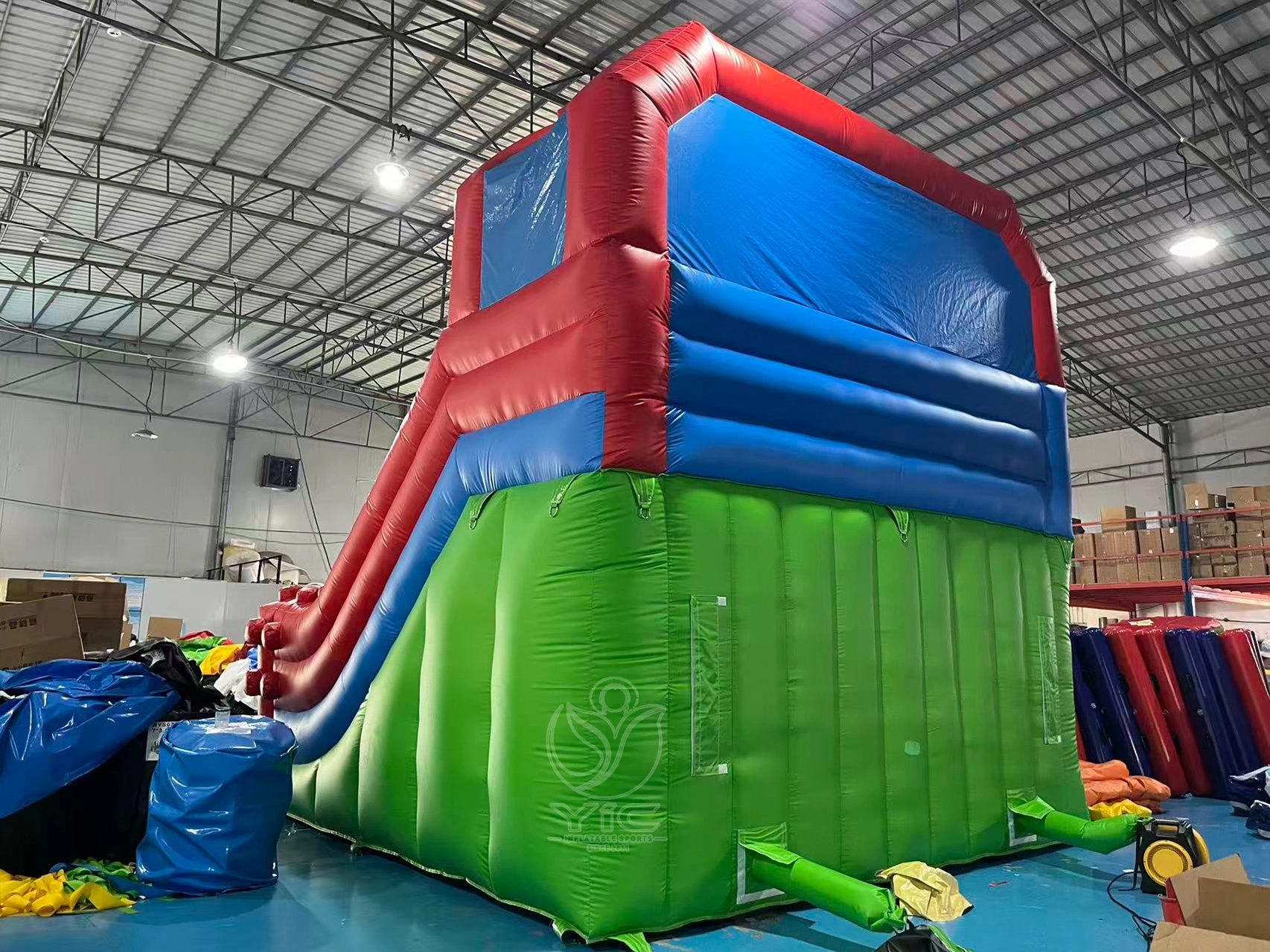 Inflatable building block slide product photo 4
