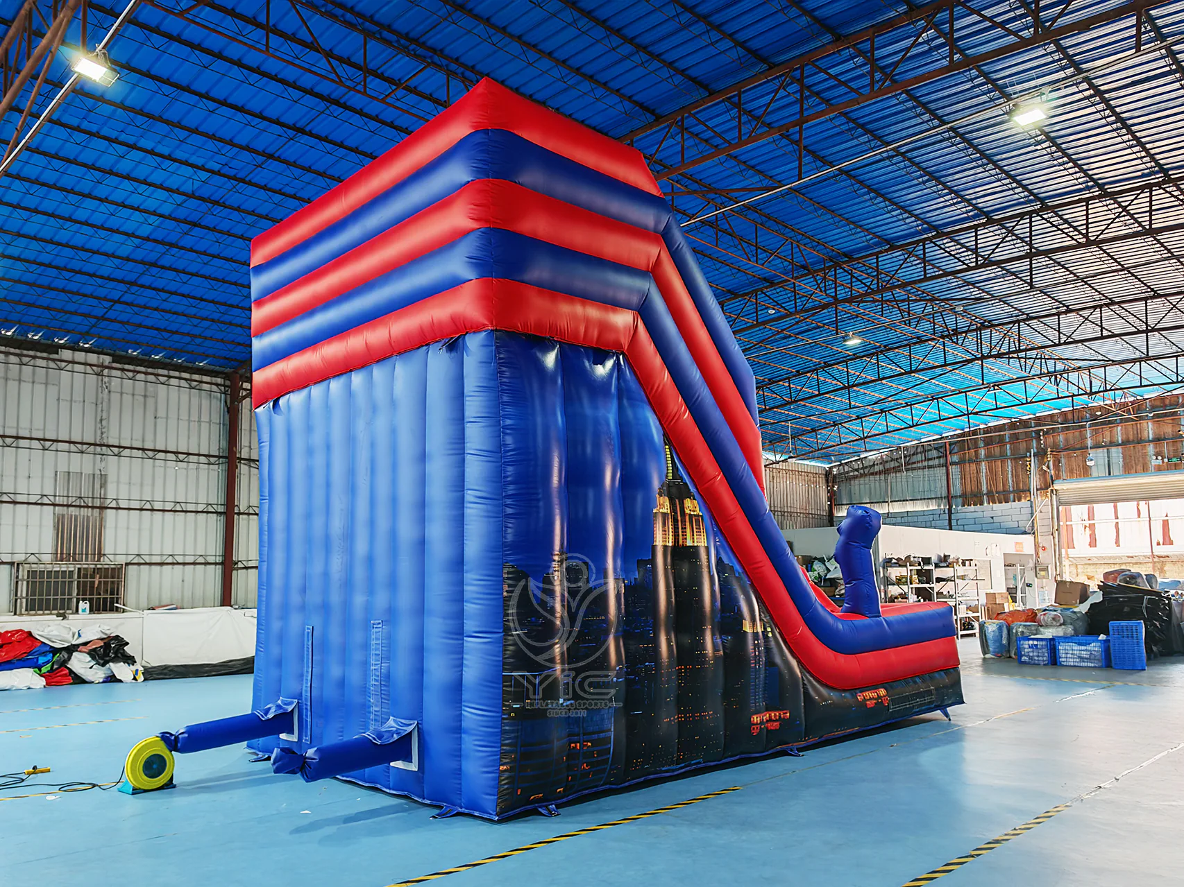 Spiderman inflatable water slide product photo 5