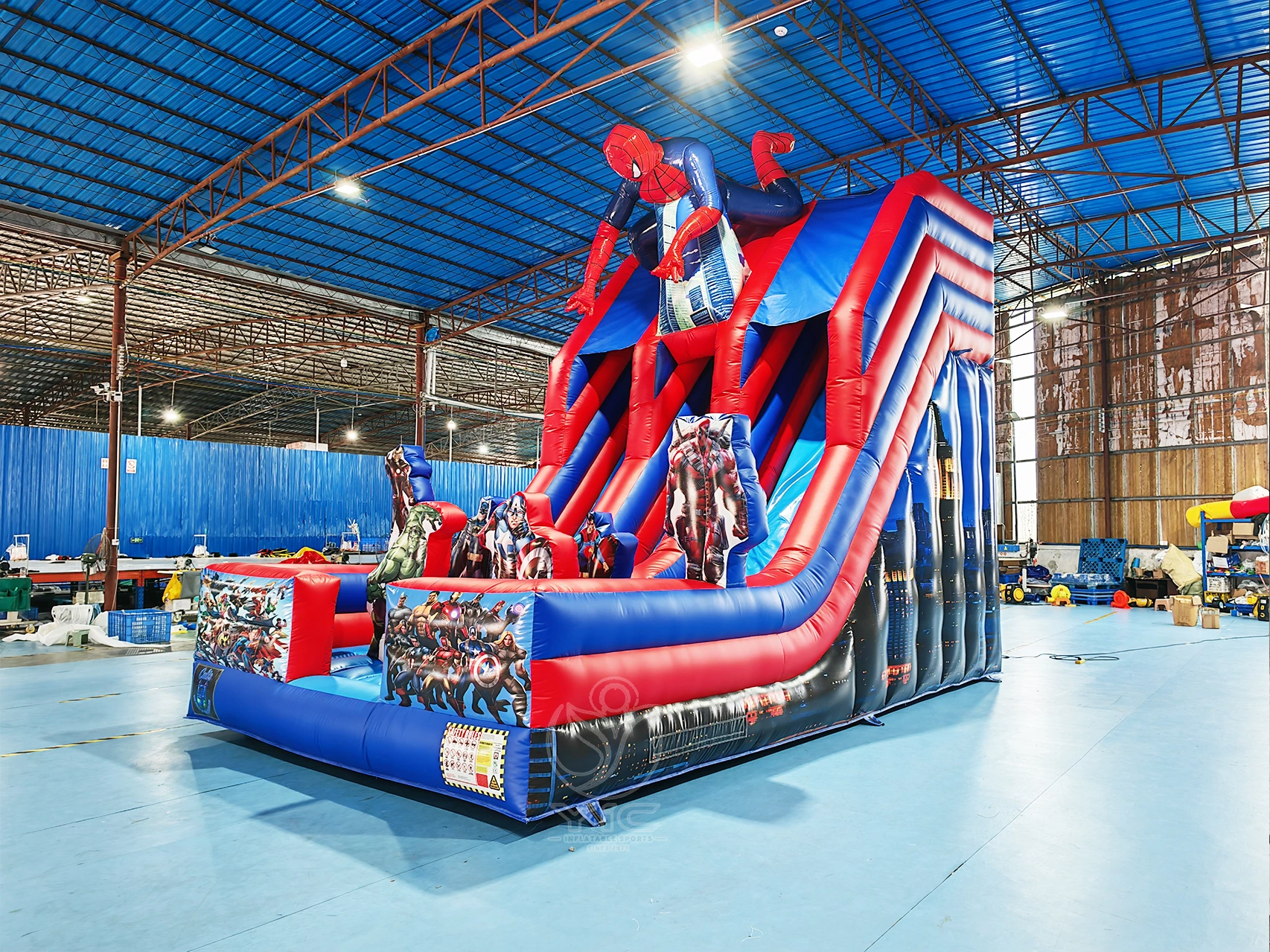 Spider man inflatable slide product photo 3