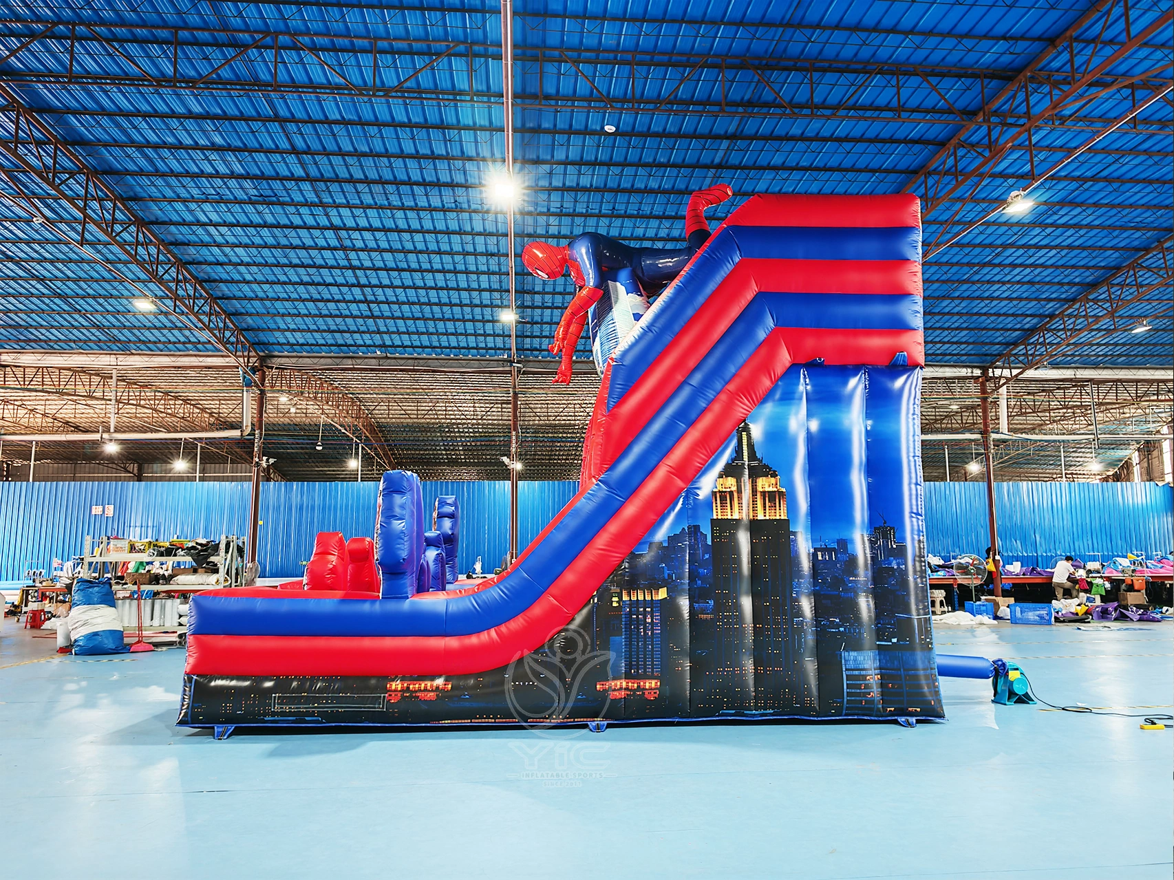 Spider man inflatable slide product photo 4