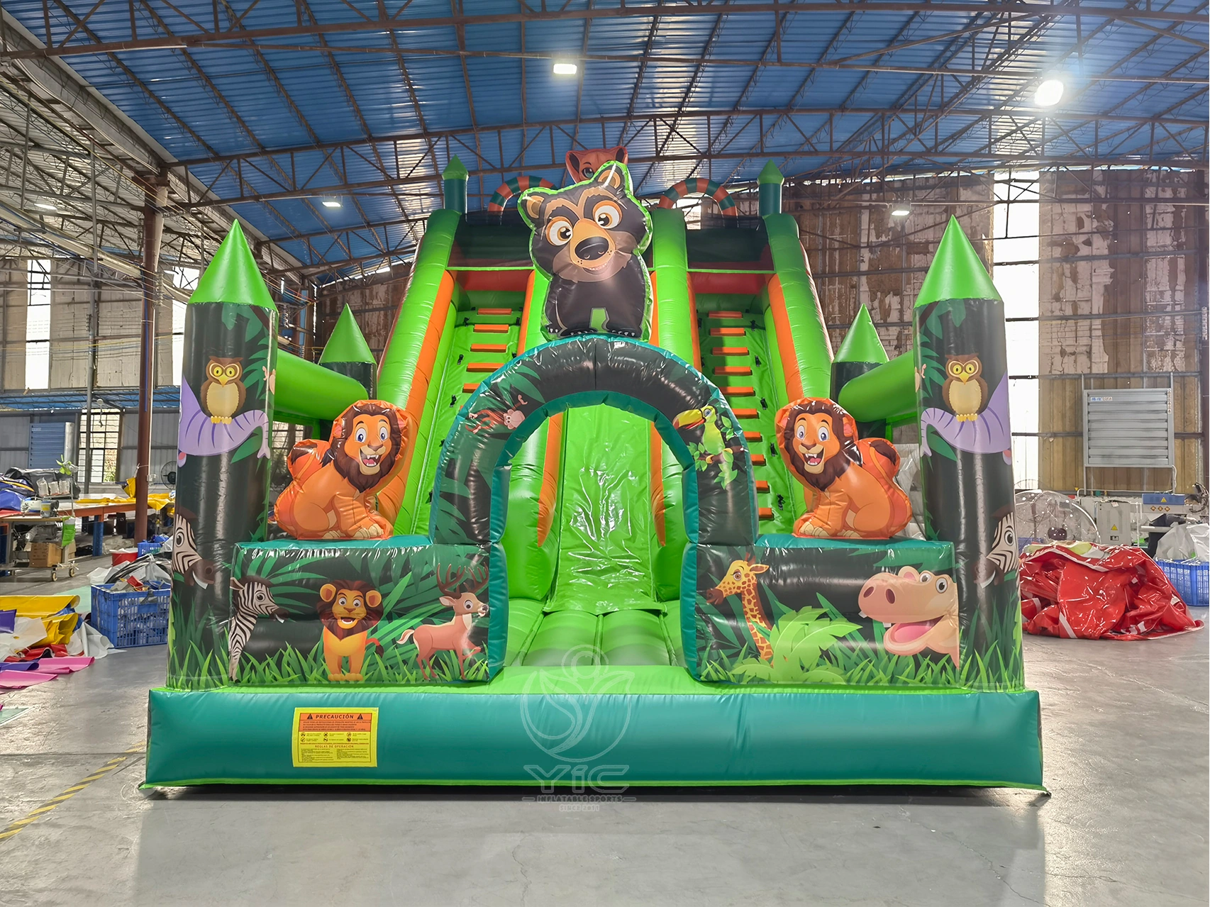 Inflatable jungle slide product photo 3