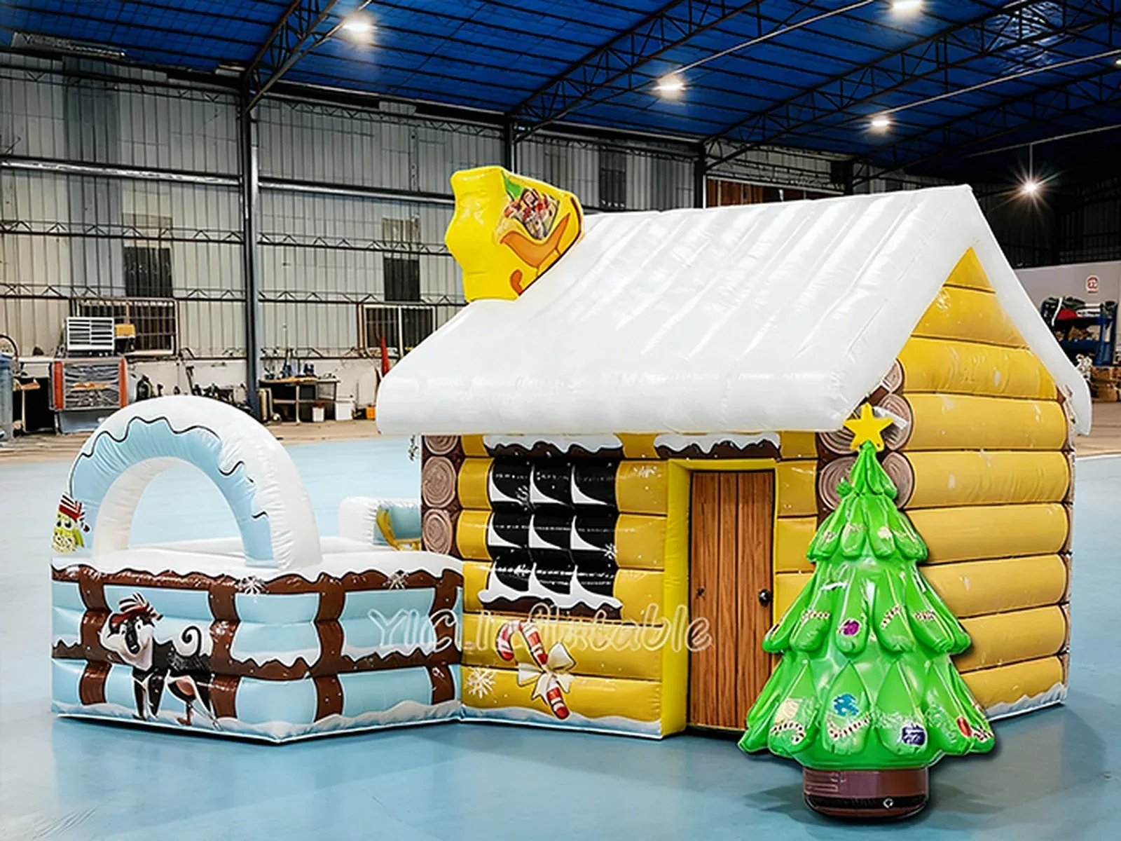 Christmas inflatable gingerbread house product photo 2