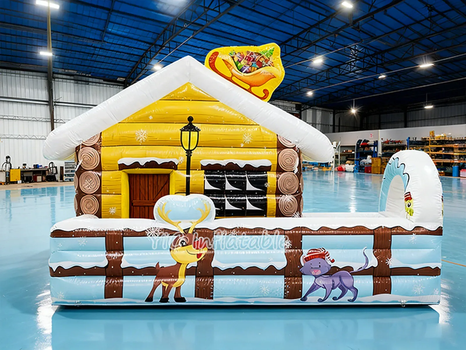 Christmas inflatable gingerbread house product photo 4