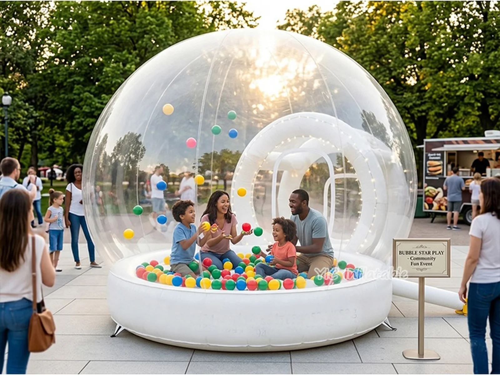 Inflatable bubble balloon house, a commercial balloon-ready inflatable bubble event house by YIC Inflatable Sports