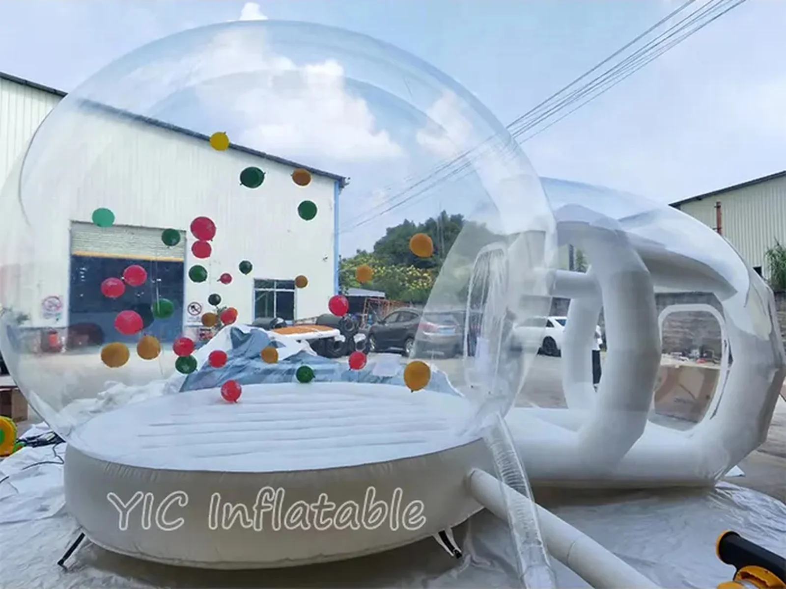 Inflatable bubble balloon house product photo 5