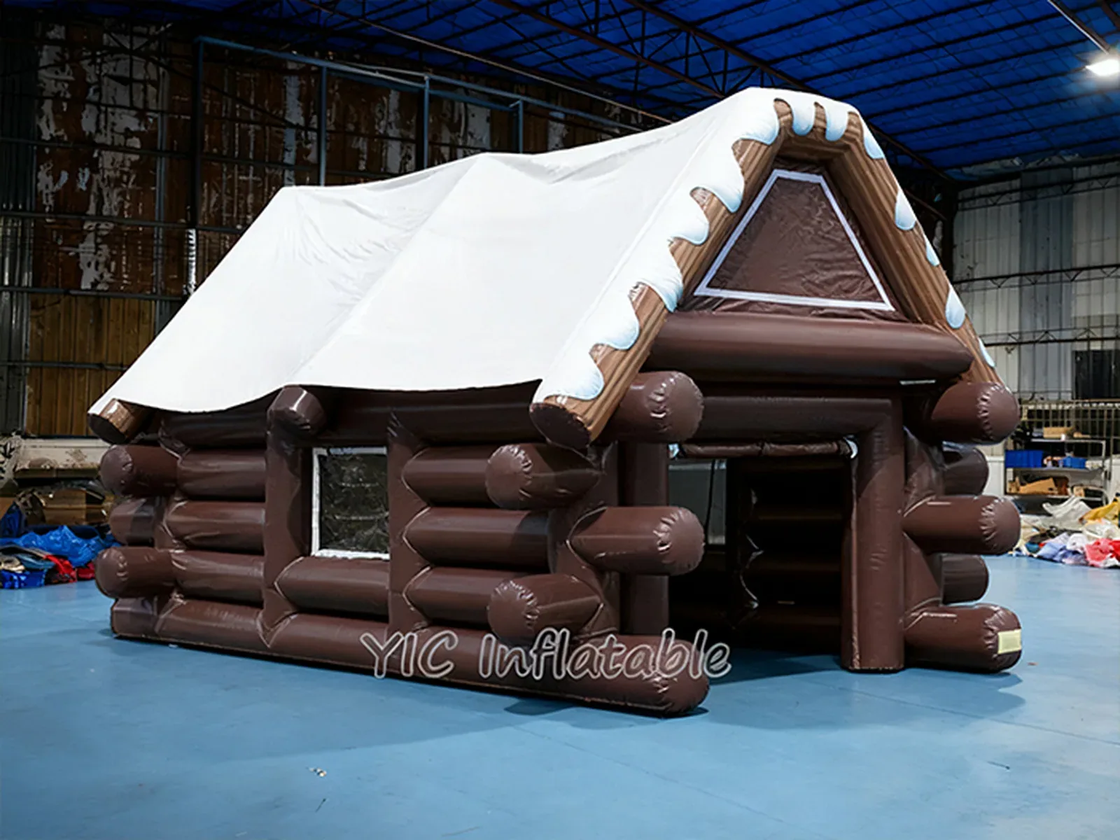 Winter inflatable gingerbread house product photo 2