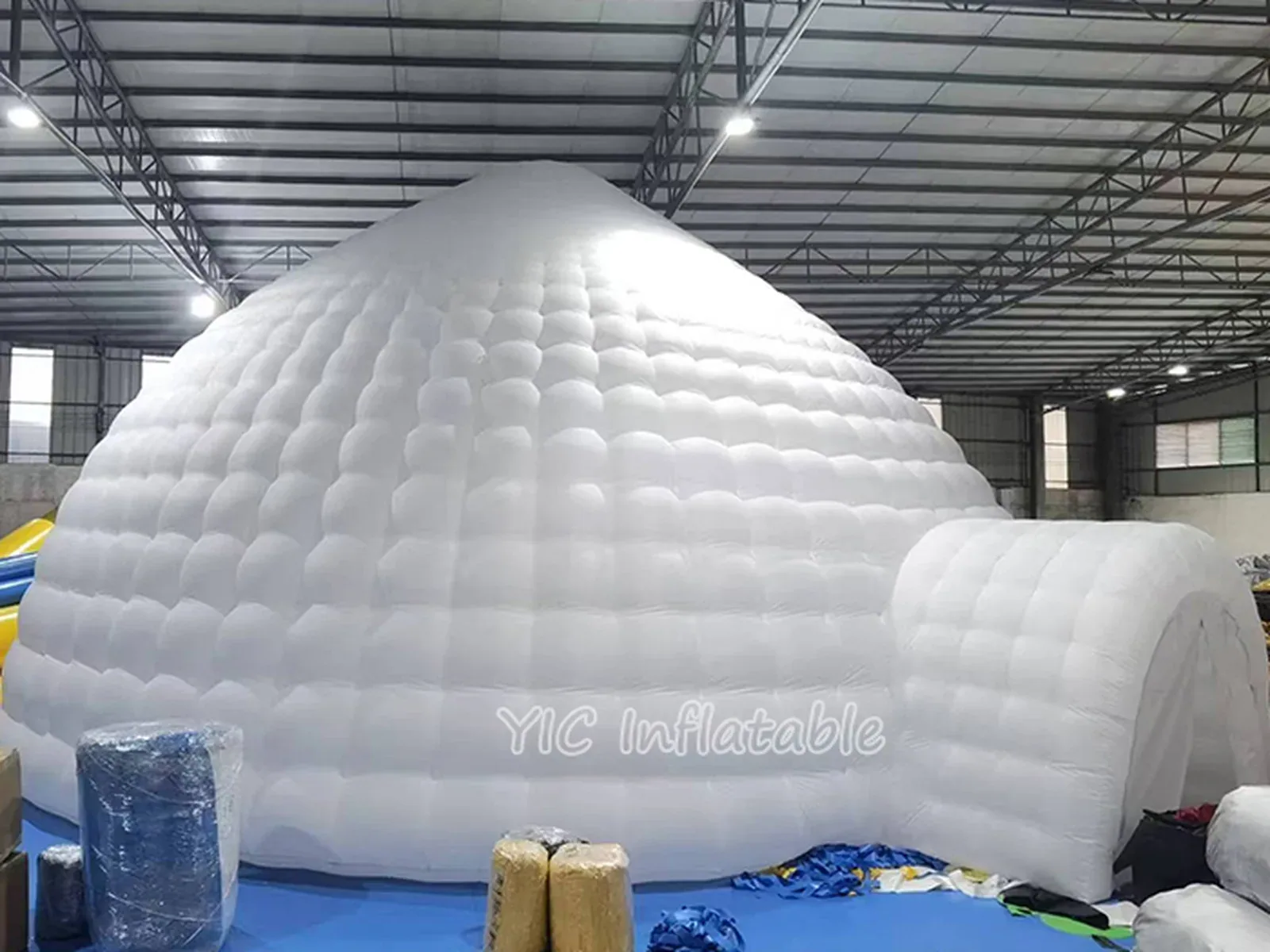White large inflatable igloo tent, a commercial large inflatable igloo tent by YIC Inflatable Sports