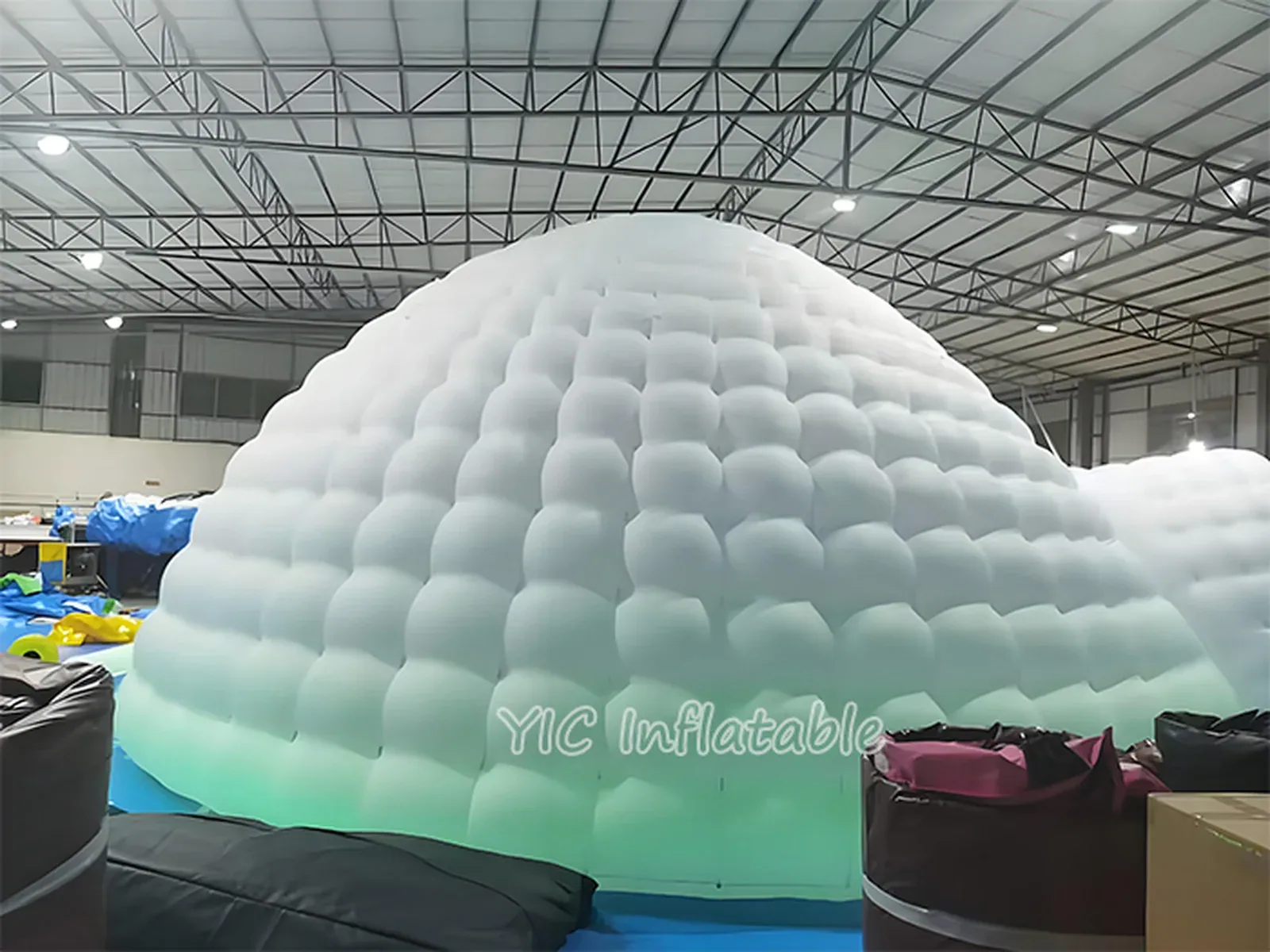 White large inflatable igloo tent product photo 2