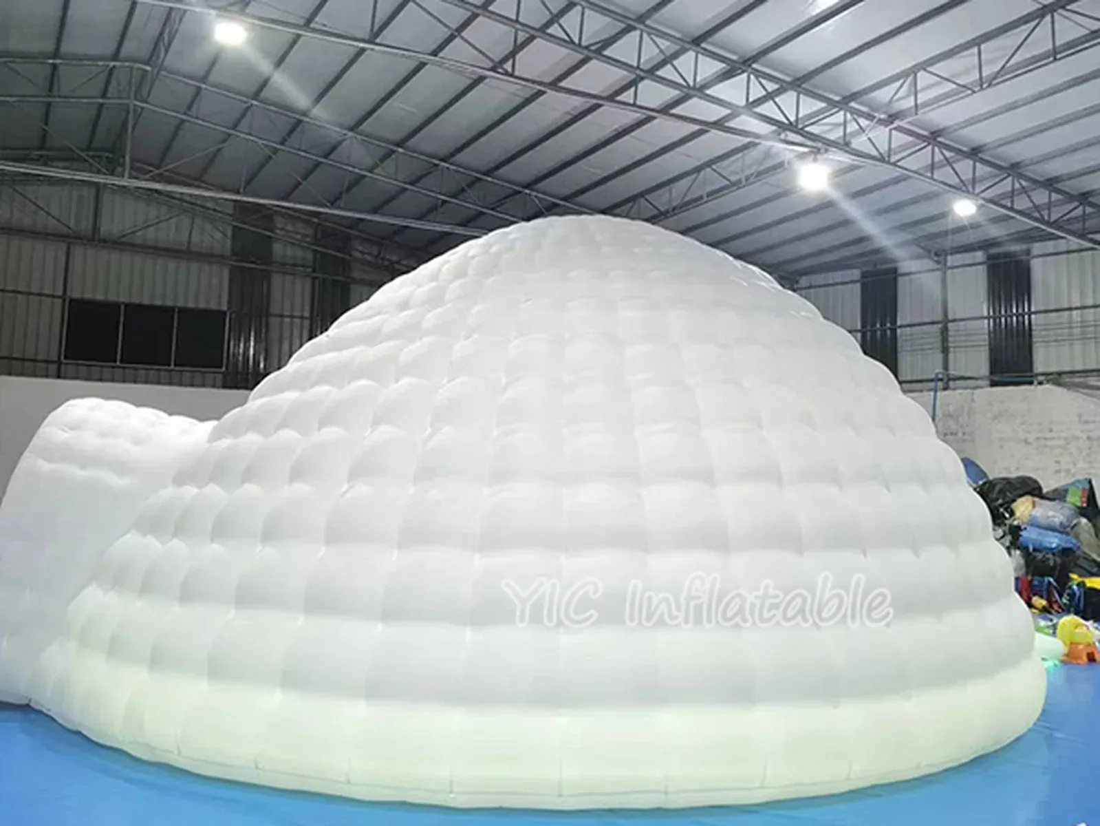 White large inflatable igloo tent product photo 4